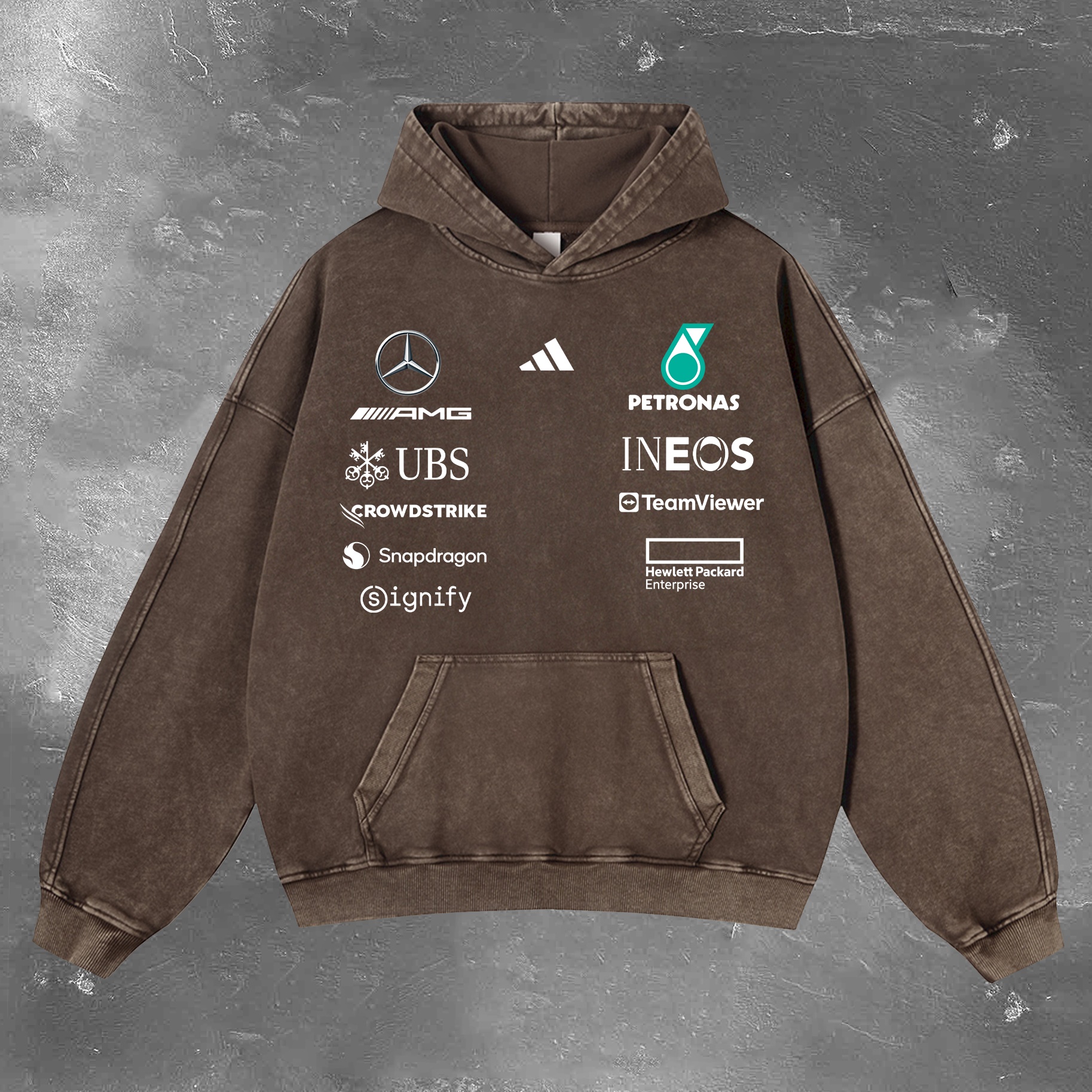 Racing Legend Vintage Washed Hoodie 06