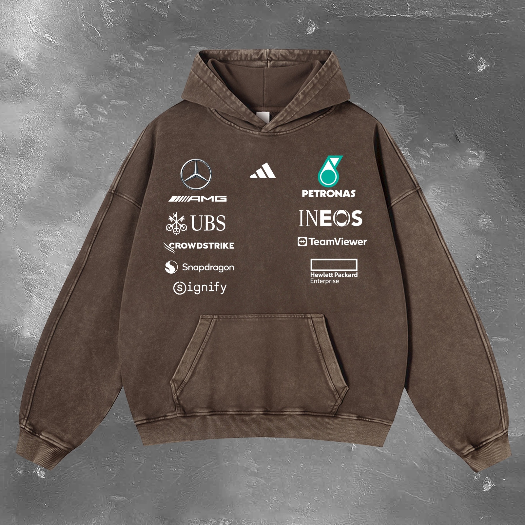 Racing Legend Vintage Washed Hoodie 06