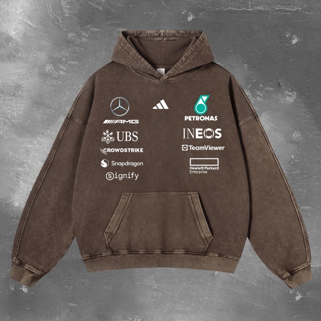 Racing Legend Vintage Washed Hoodie 06
