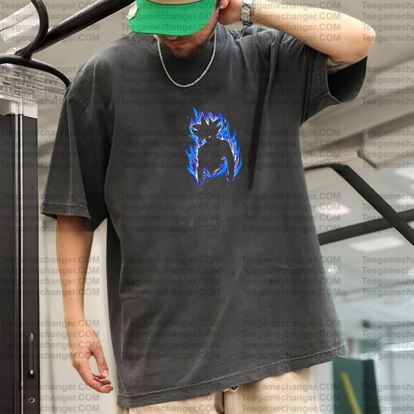 Vintage 3D Direct Inkjet Printed Washed Unisex T-Shirt