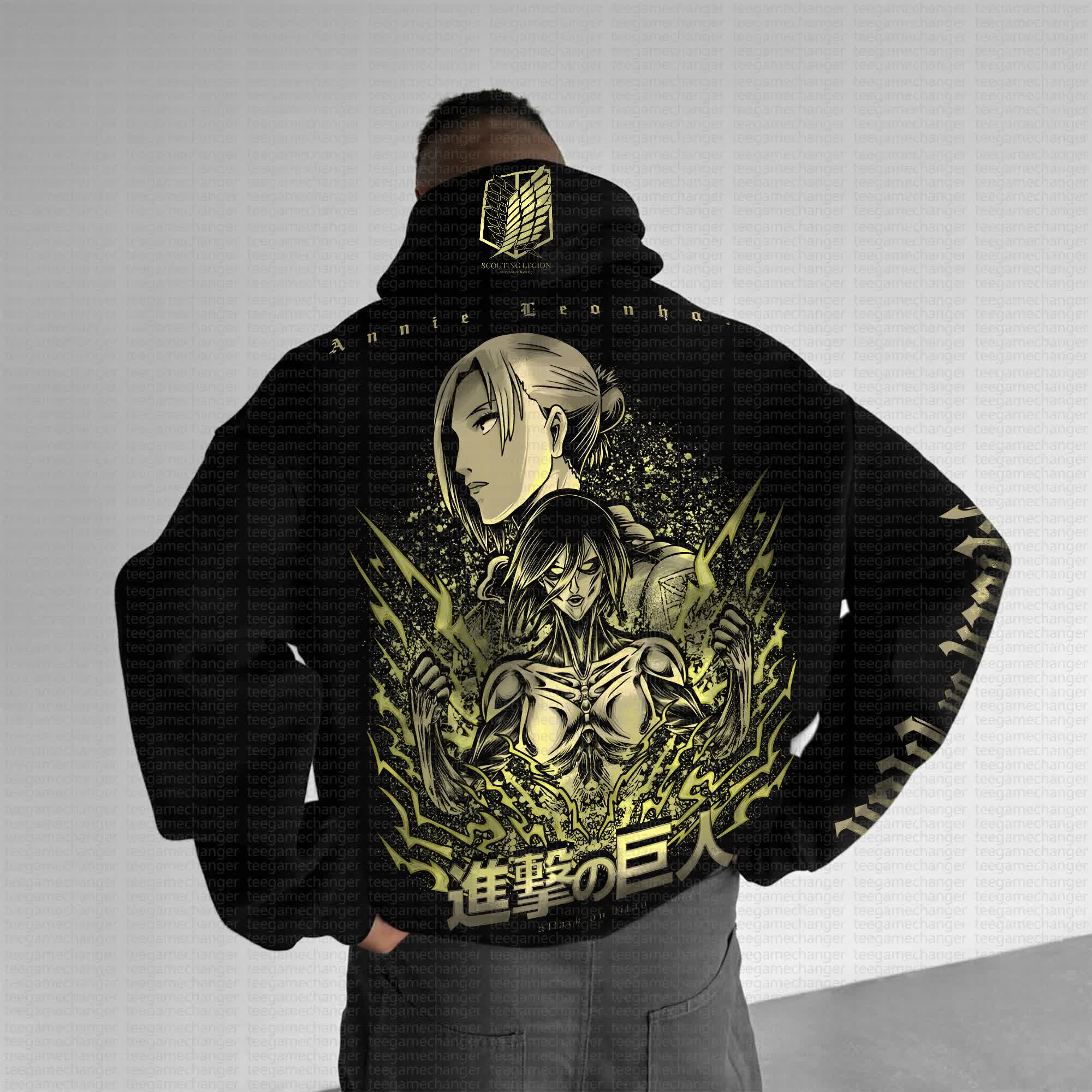 Unisex “AOT” Anime Graphic Streetwear Vintage Hoodie