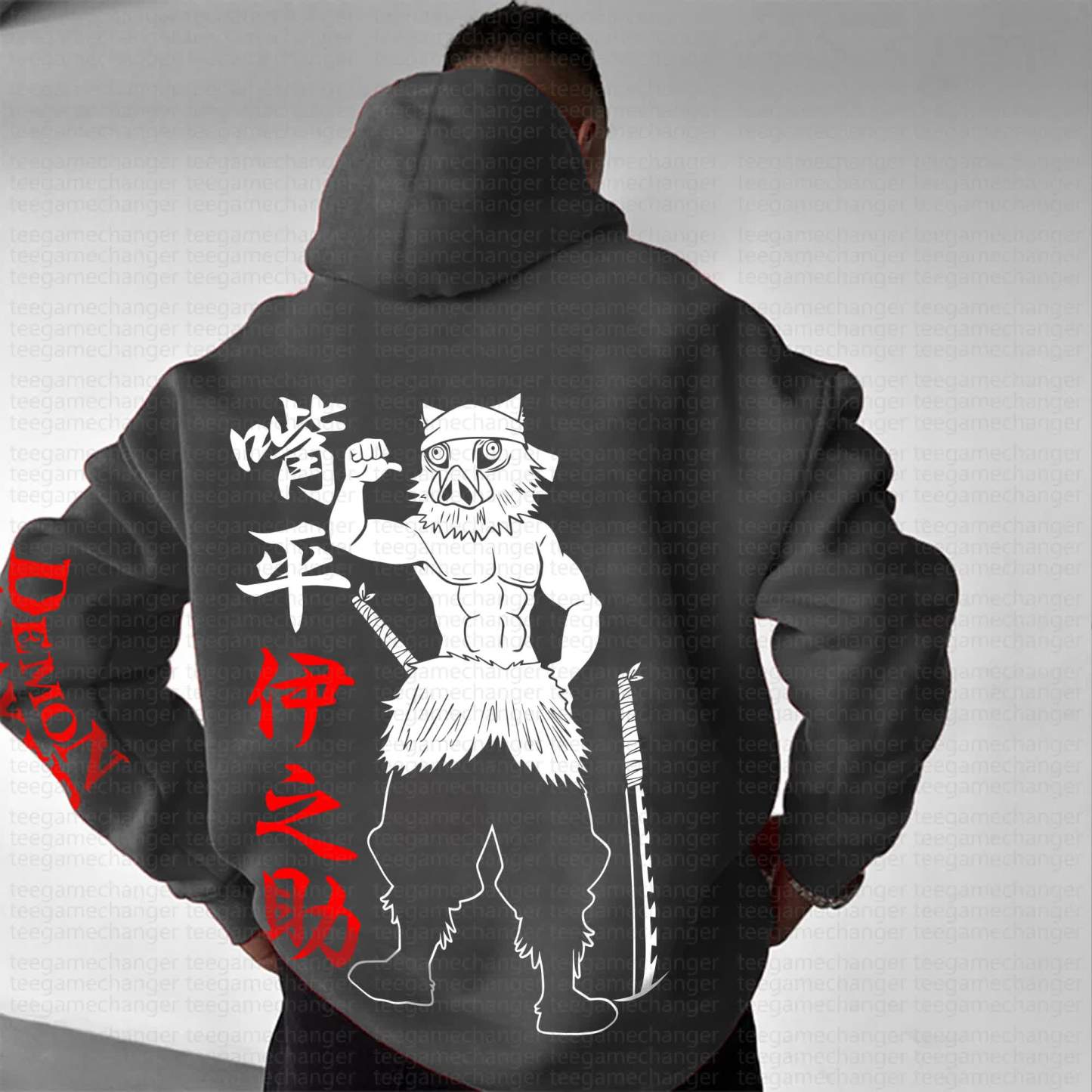 Unisex Anime Graphic Streetwear Vintage Hoodie丨Demon Slayer X Pokémon