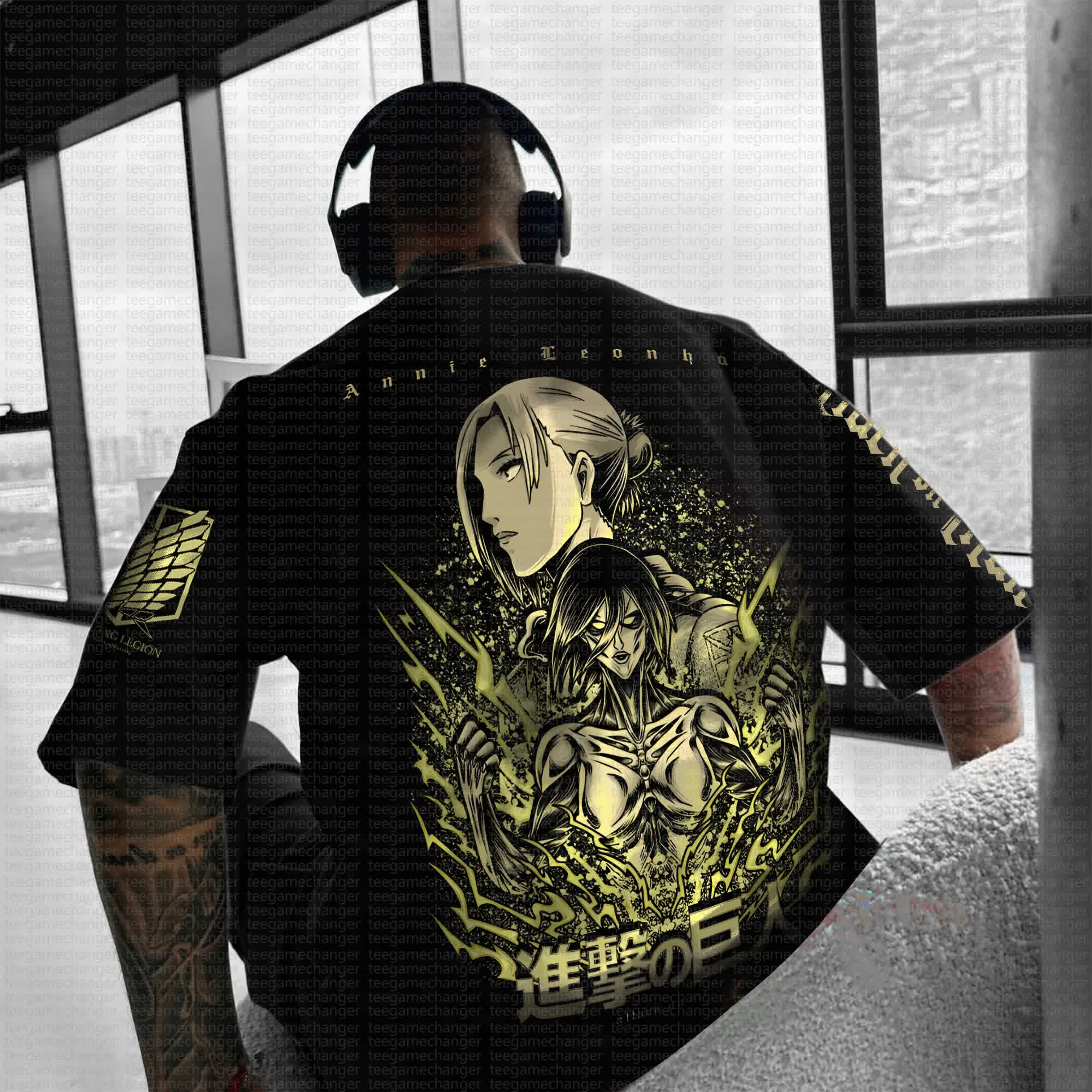 Unisex  "AOT" Anime Inspired Vintage T-Shirt