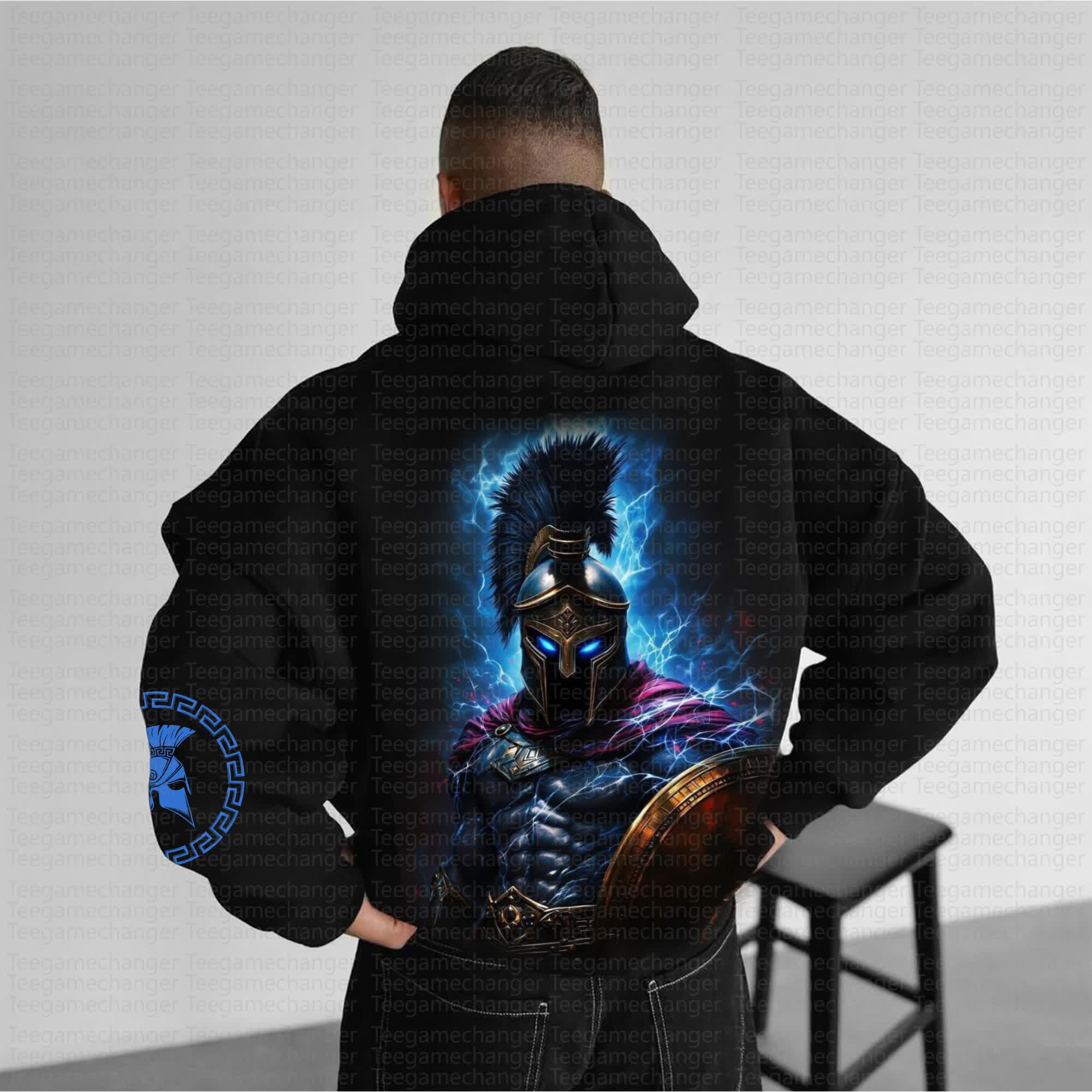 Unisex Anime Graphic Streetwear Vintage Hoodie丨Spartan