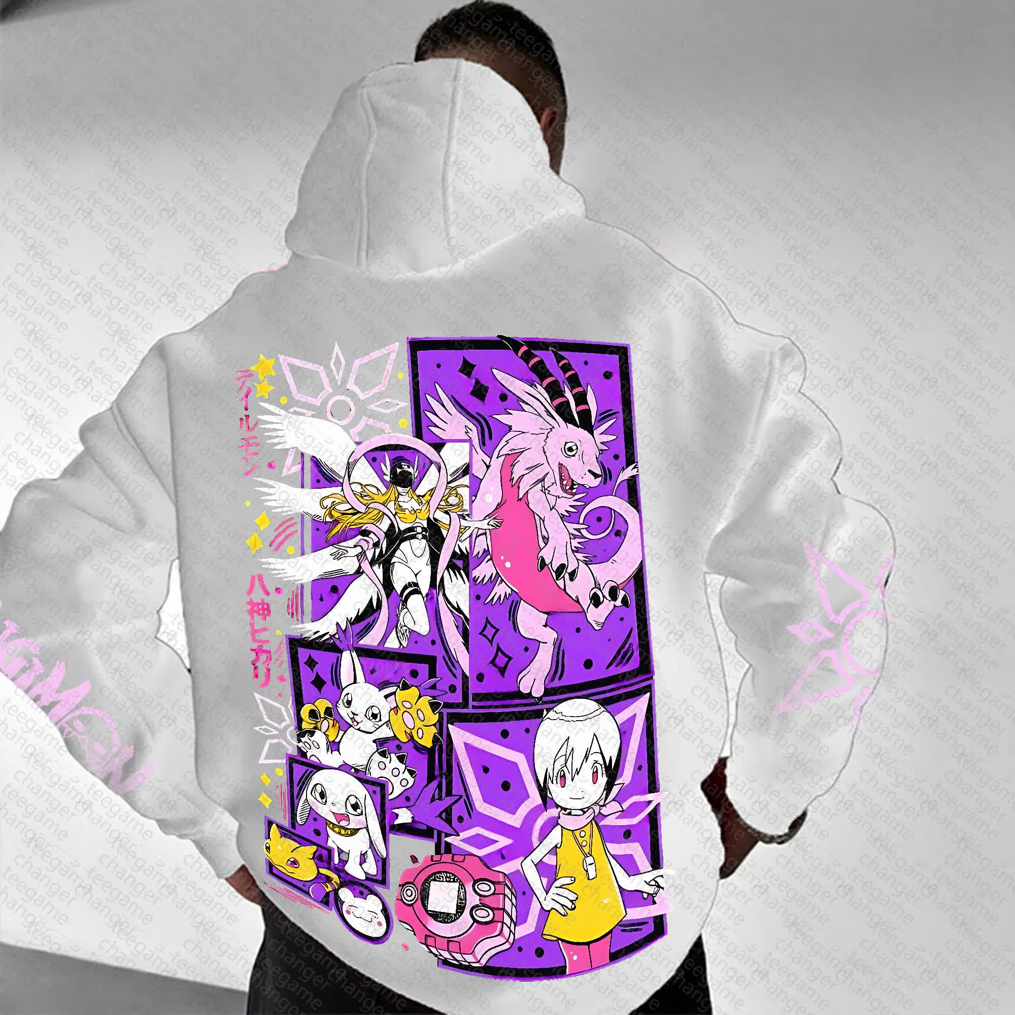Unisex “Digimon” Anime Style Retro Hoodie