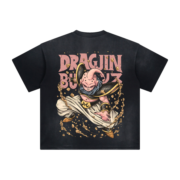 Unisex Fit Washed T-Shirt  Dragon Ball TEE