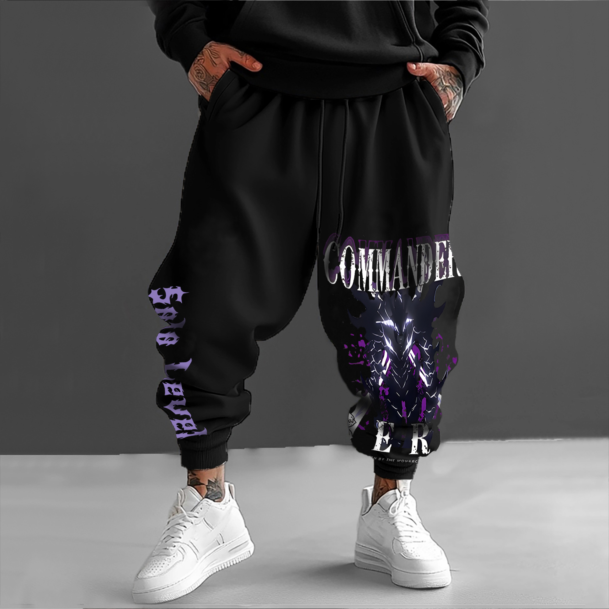 Unisex Casual Anime Streetwear Pants  