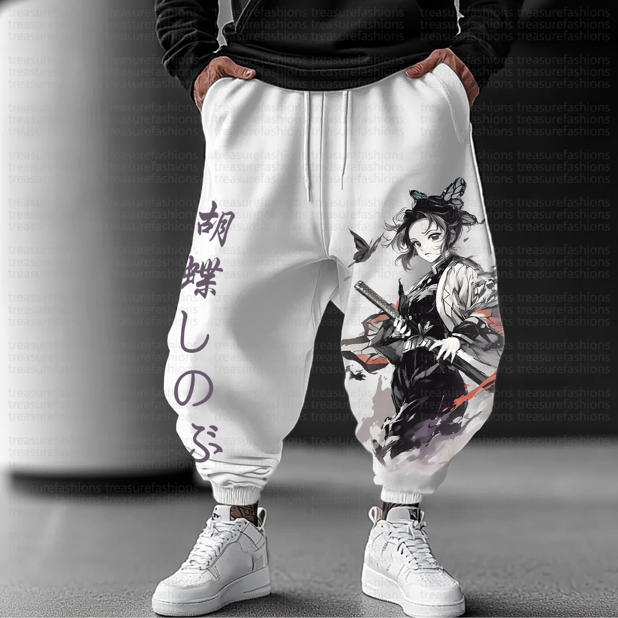 Unisex Anime Inspired Vintage Pants丨Demon Slayer