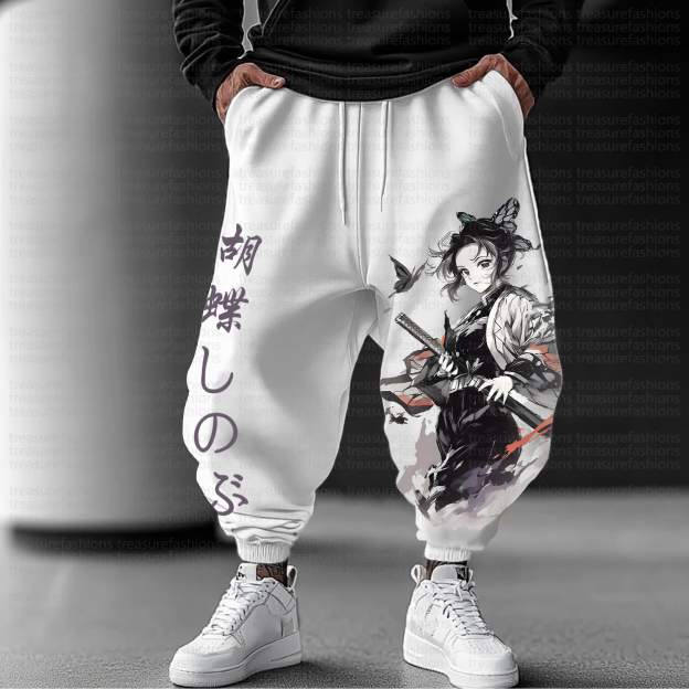 Unisex Anime Inspired Vintage Pants丨Demon Slayer