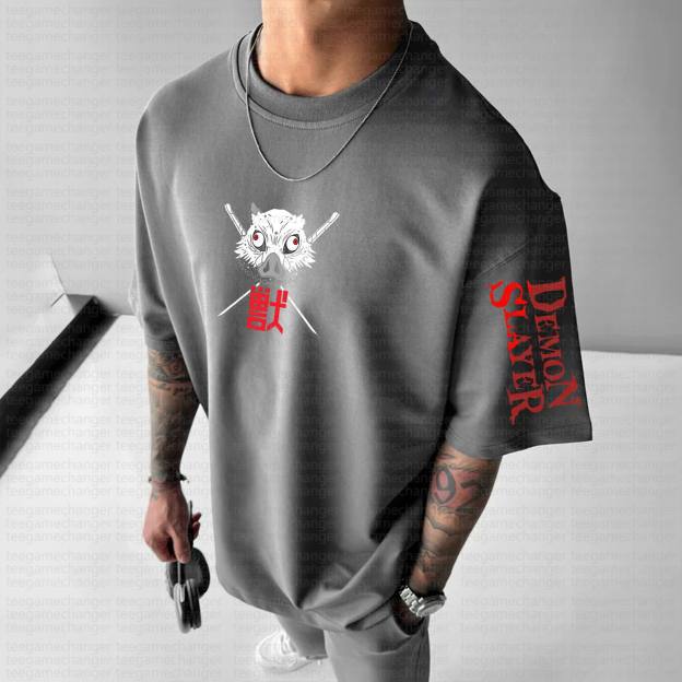 Unisex Anime Inspired Vintage T-Shirt丨Demon Slayer