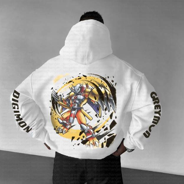 Unisex Anime Graphic Streetwear Vintage Hoodie丨Digimon