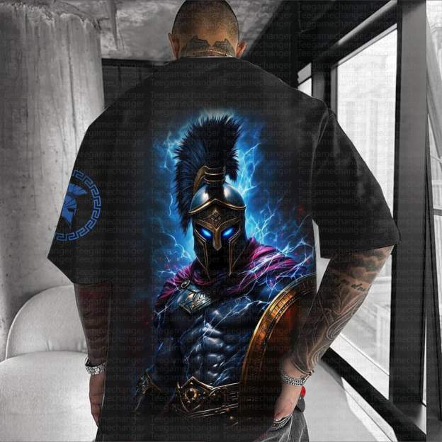 Unisex Anime Inspired Vintage T-Shirt | Spartan