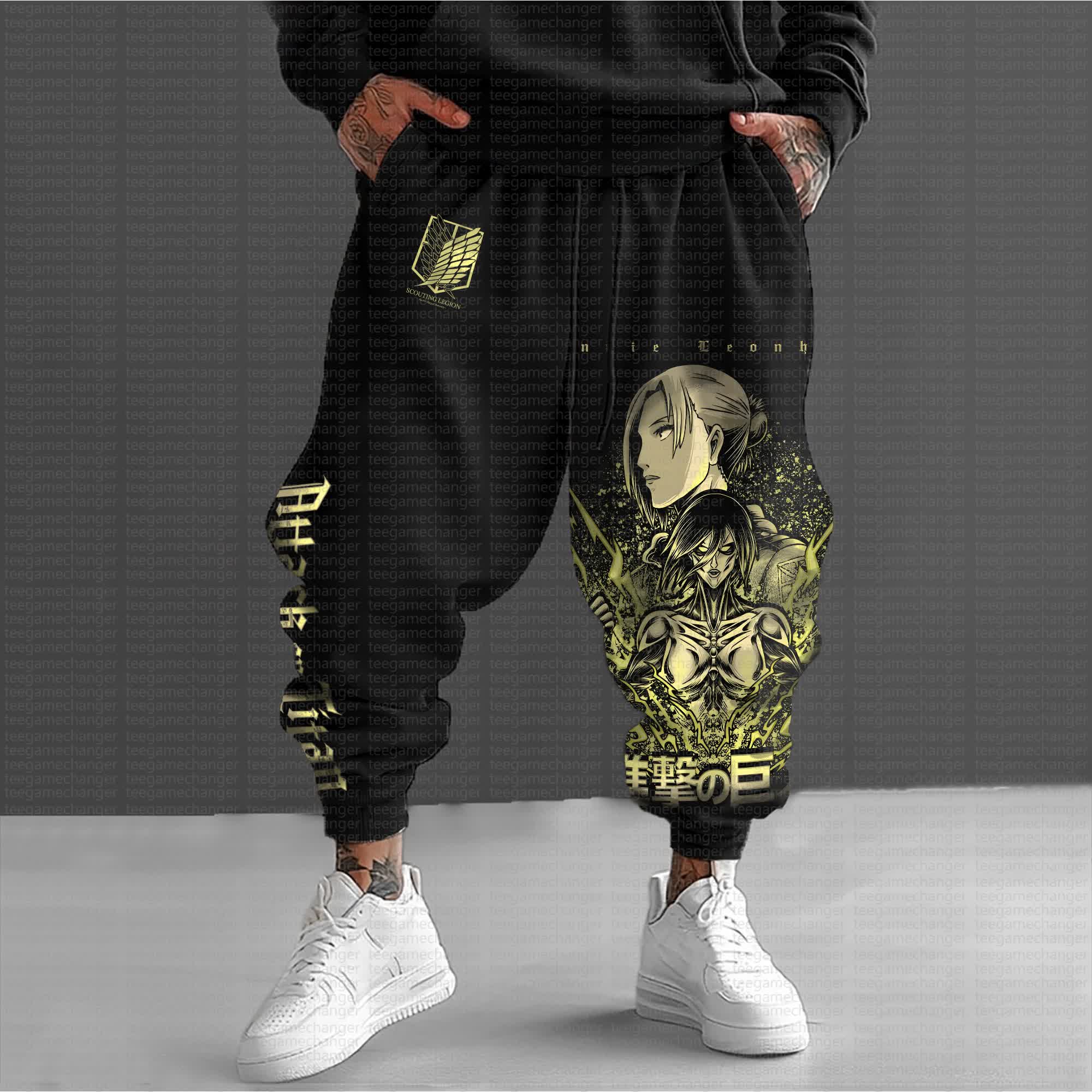 Unisex  “AOT” Casual Anime Streetwear Pants