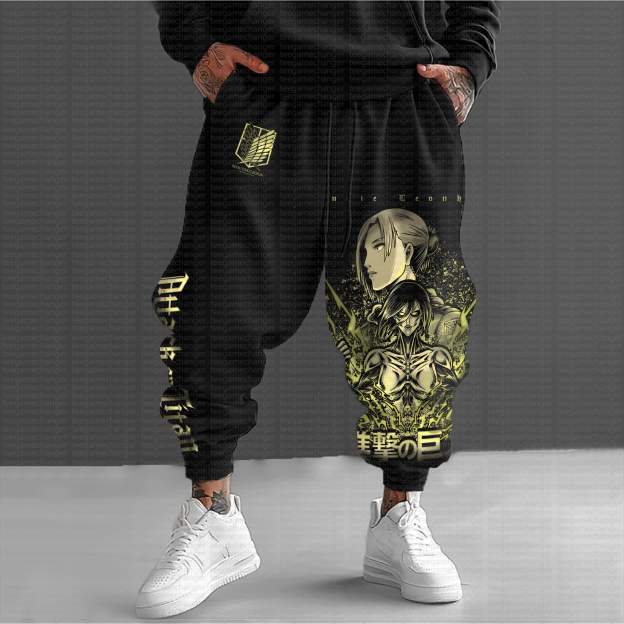 Unisex  “AOT” Casual Anime Streetwear Pants