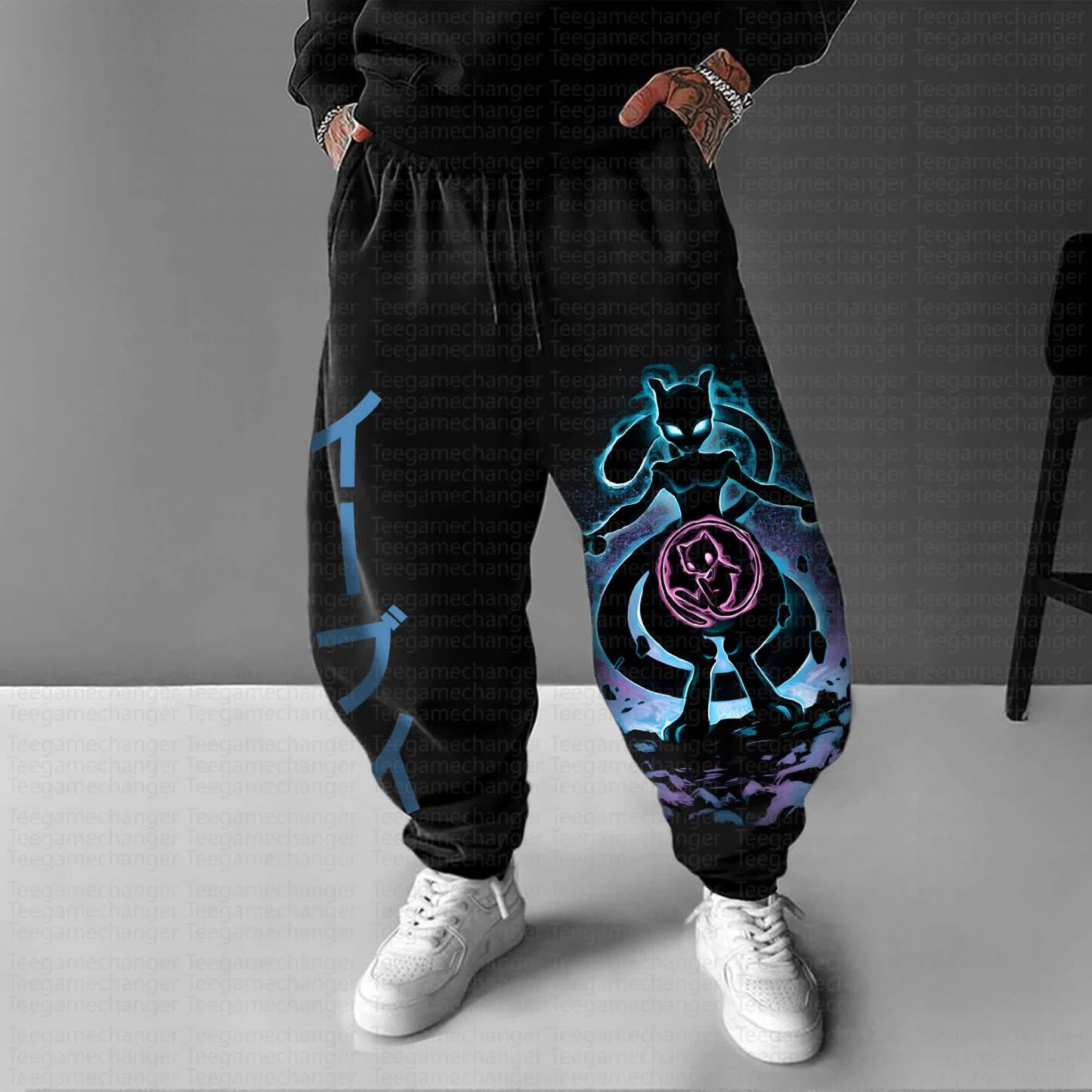 Unisex Anime Inspired Vintage Pants丨Demon Slayer X Pokémon