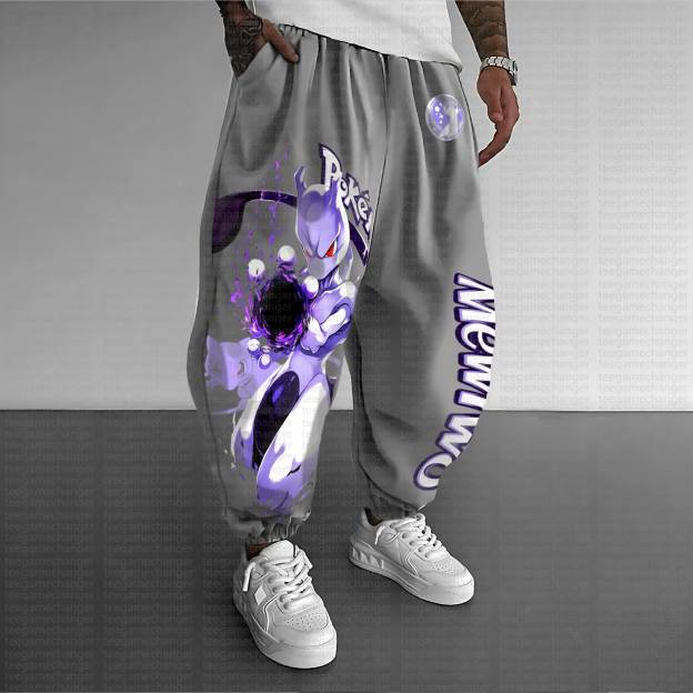 Unisex  “Pokémon” Casual Anime Streetwear Pants