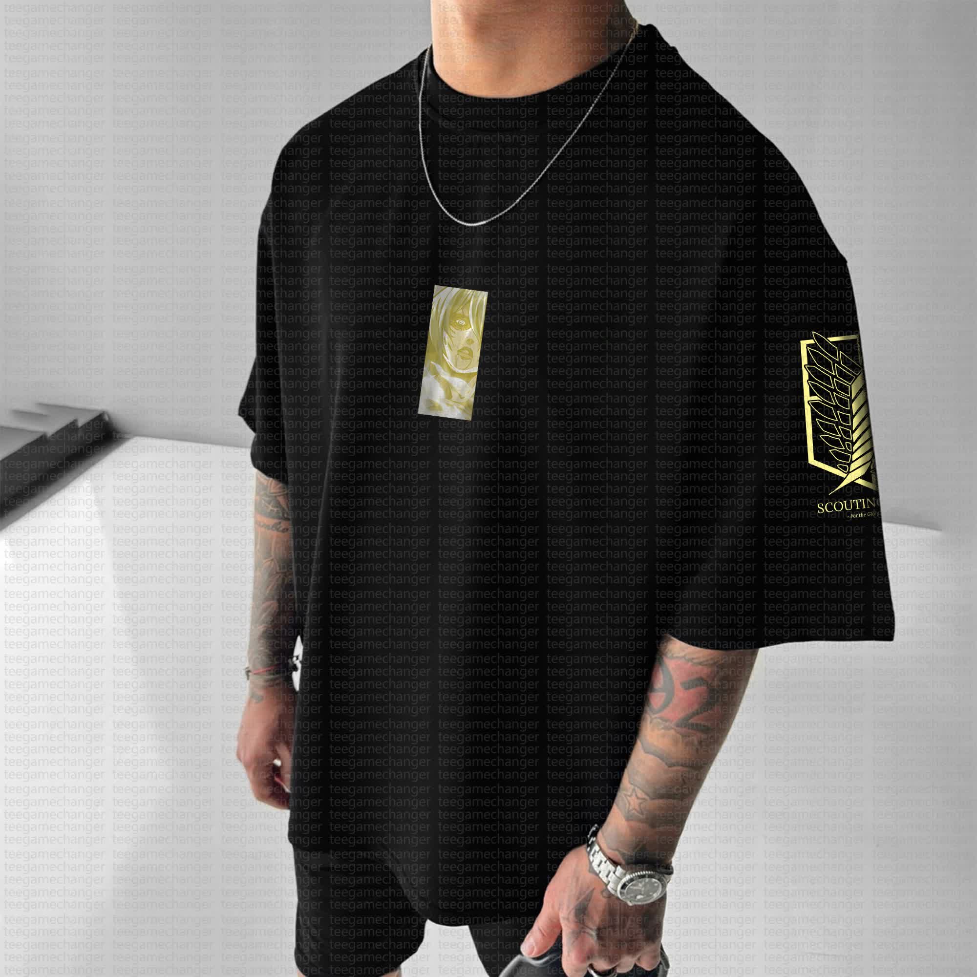 Unisex  "AOT" Anime Inspired Vintage T-Shirt