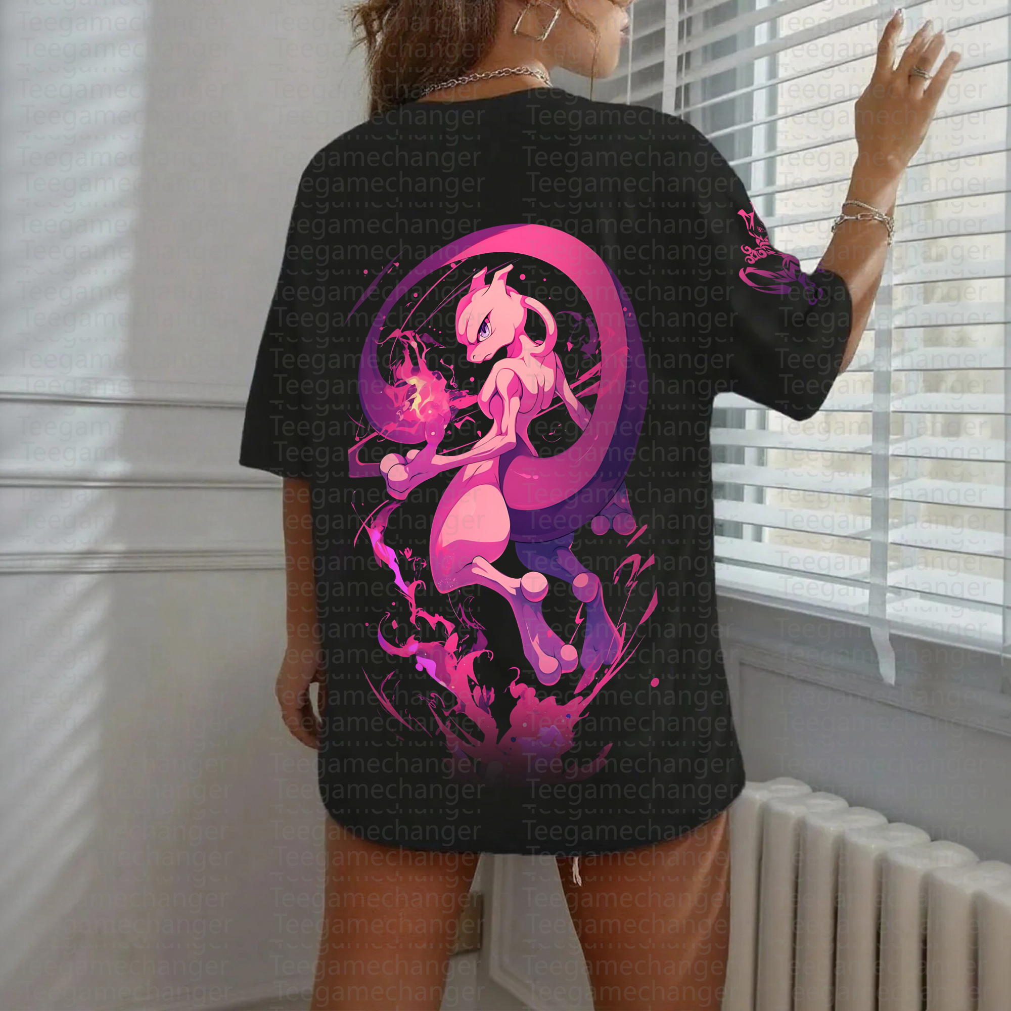 Unisex Anime Inspired Vintage T-Shirt丨Demon Slayer X Pokémon
