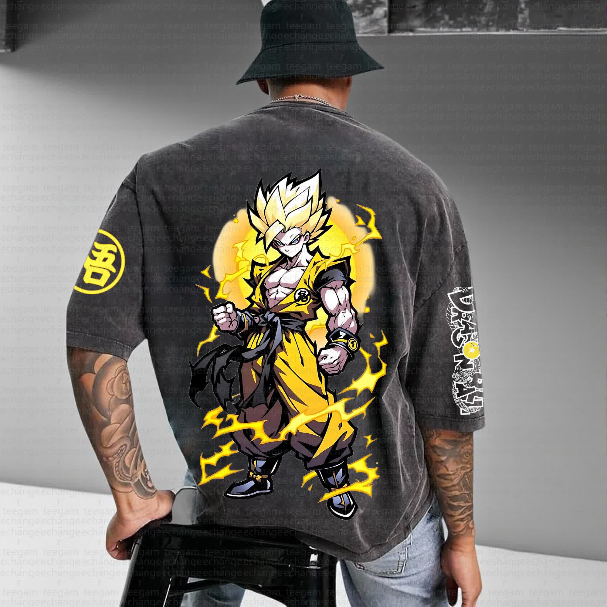 Unisex  "Dragonball" Anime Inspired Vintage T-Shirt