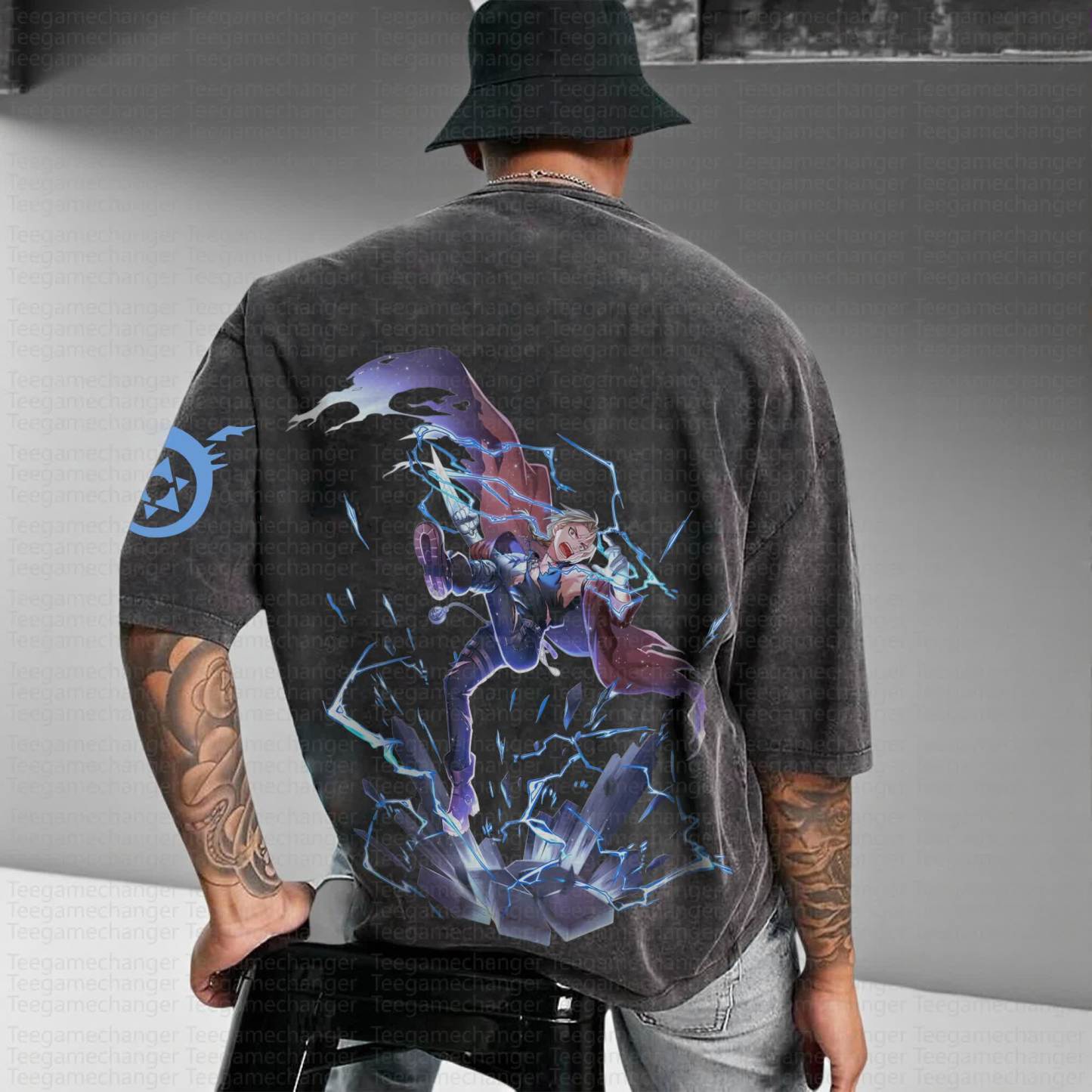 Unisex Anime Inspired Vintage T-Shirt丨Demon Slayer X Pokémon