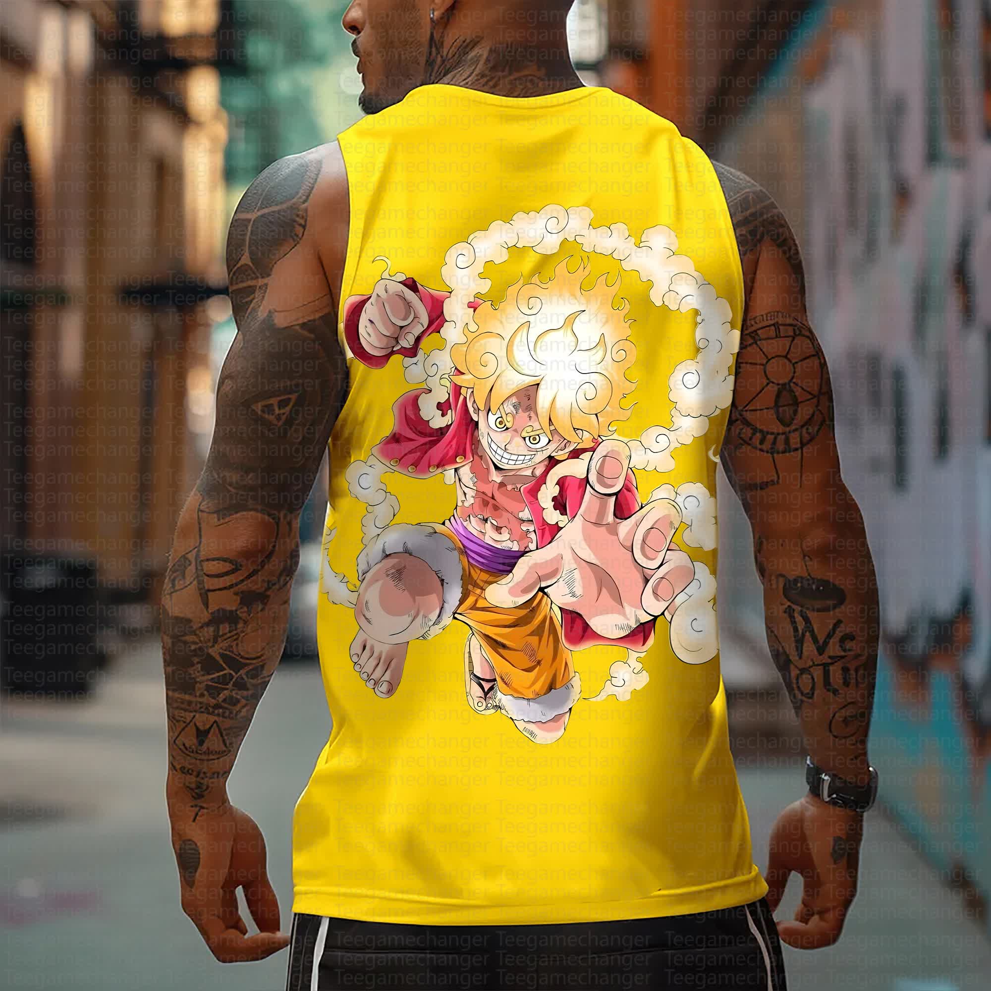 Unisex “One Piece” Casual Anime  Tank Top
