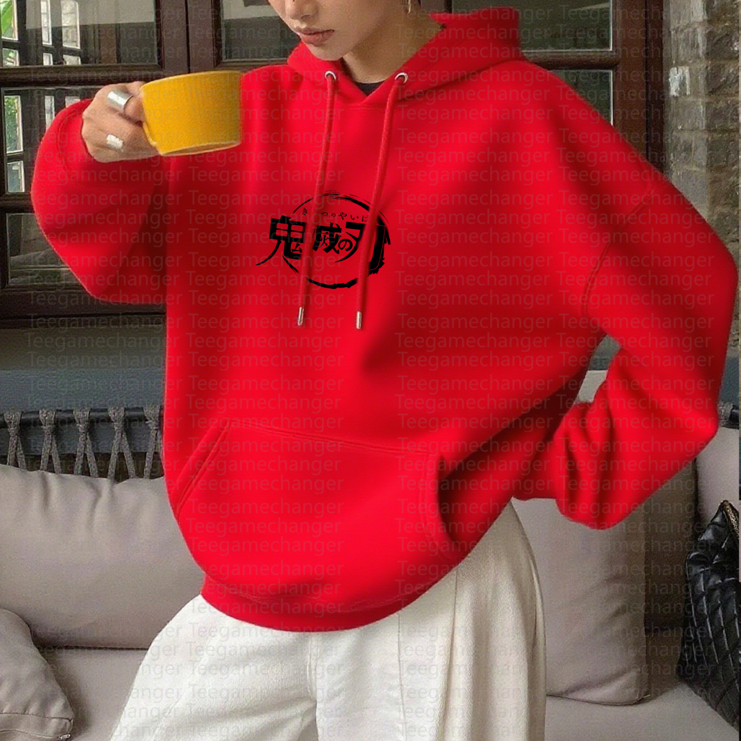 " Demon Slayer " Anime Inspired Vintage Hoodie