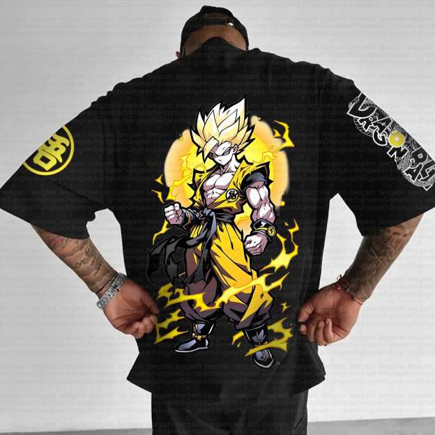 Unisex  "Dragonball" Anime Inspired Vintage T-Shirt