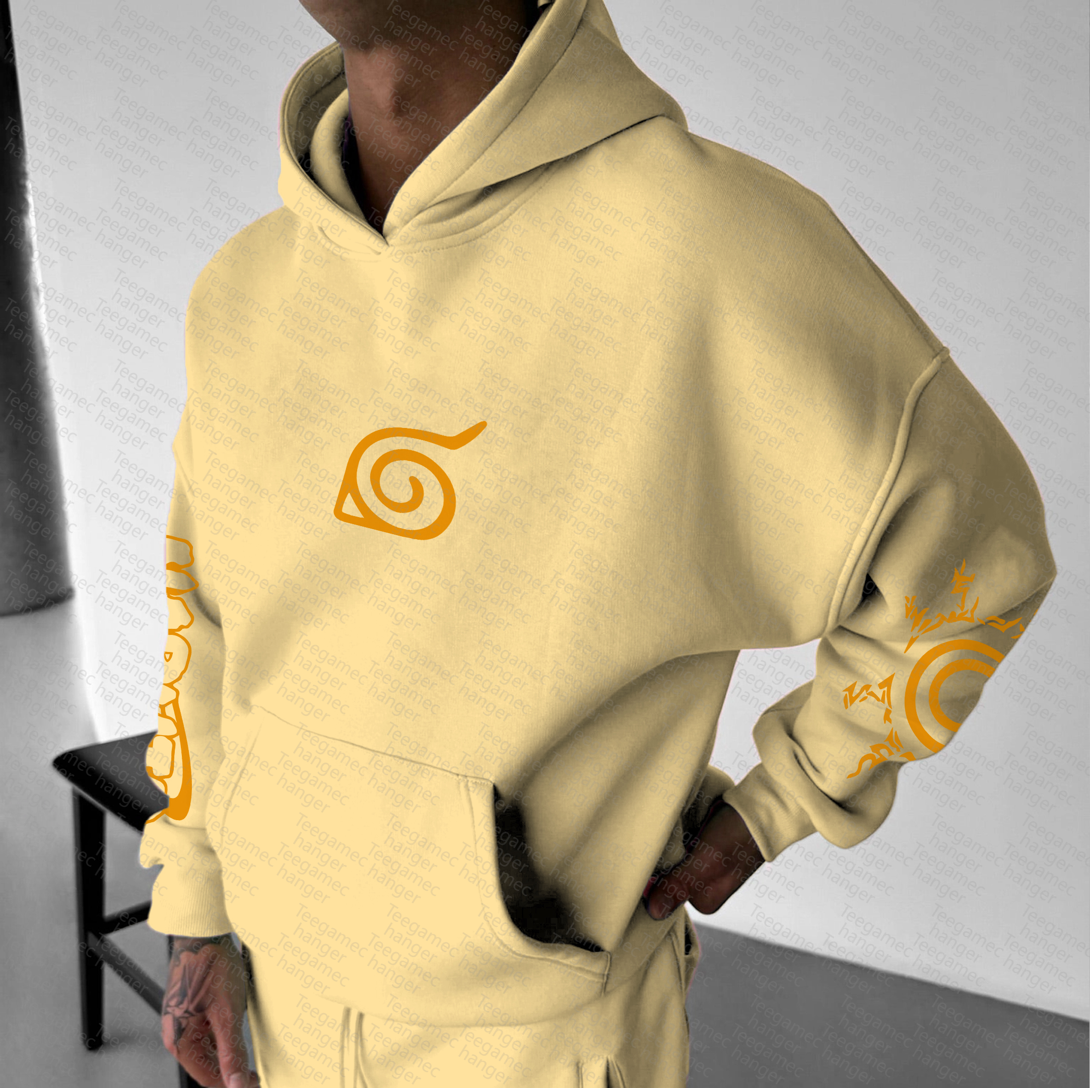 Unisex “NARUTO” Anime Graphic Streetwear Vintage Hoodie