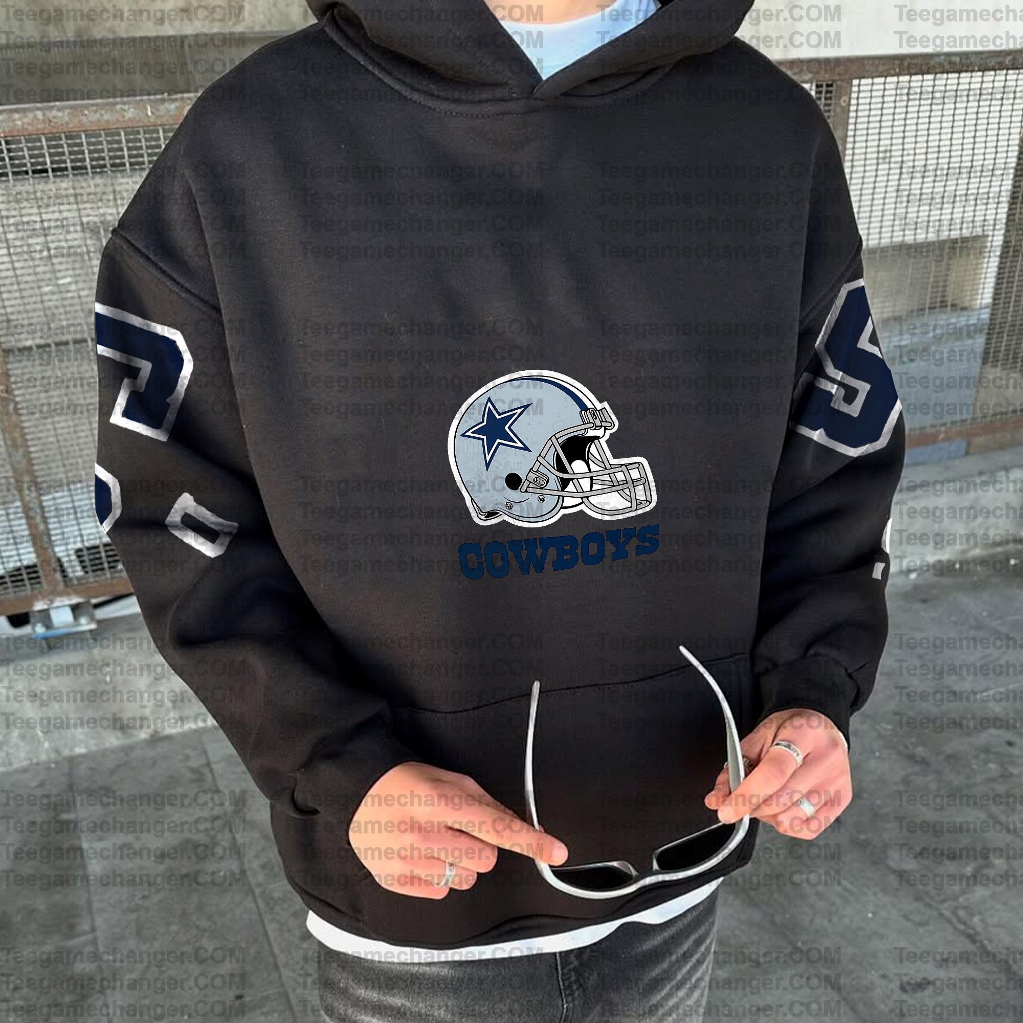 UNISEX RUGBY CHAMPIONSHIP TEAM LOGO PRINT OVERSIZED CASUAL HOODIE