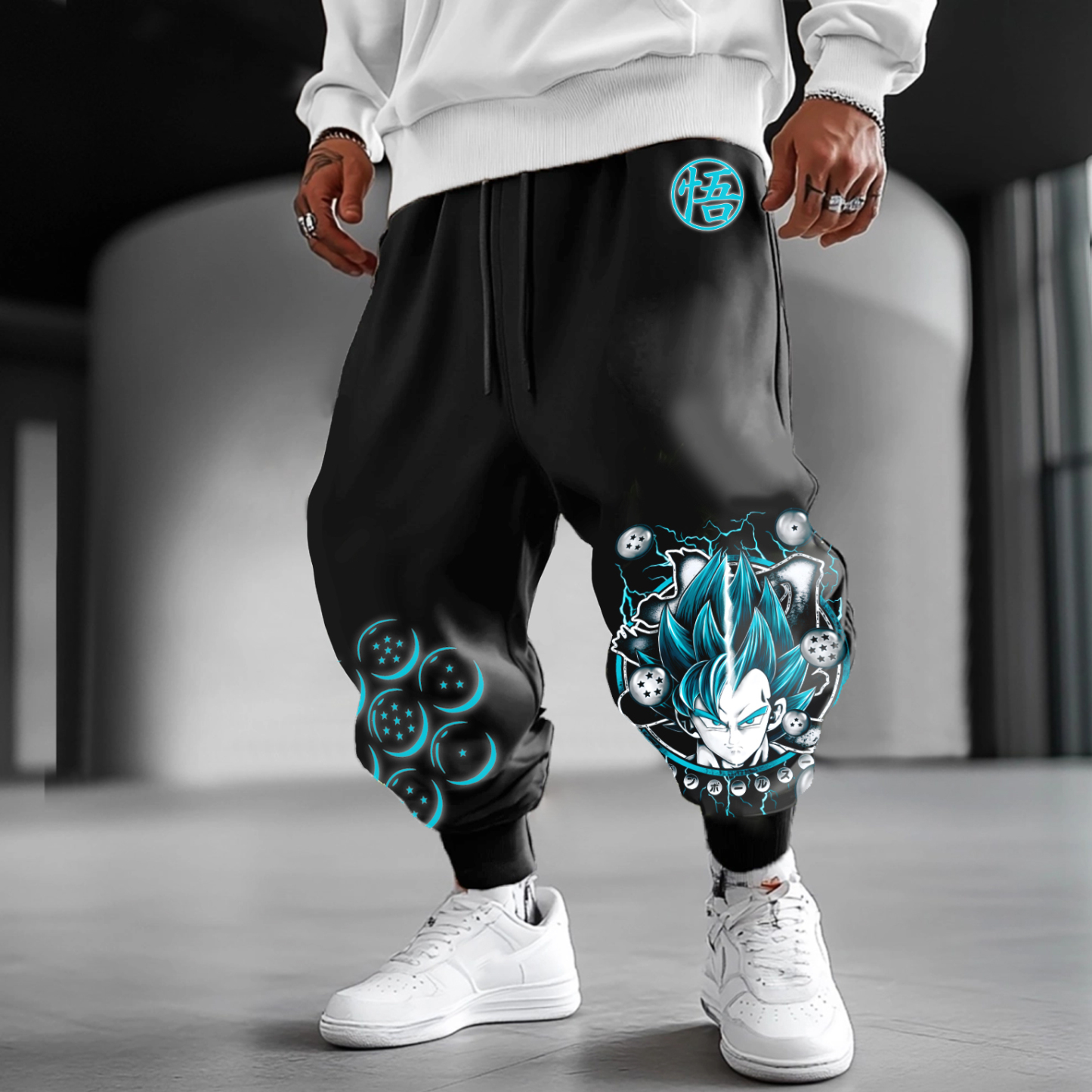 Unisex Oversized Anime Harem Pants