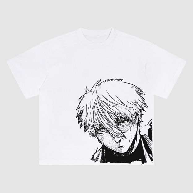 Unisex Anime Fit Washed T-Shirt