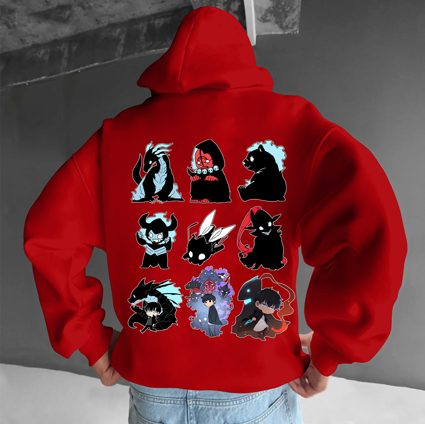 Unisex Anime Graphic Streetwear Vintage Hoodie