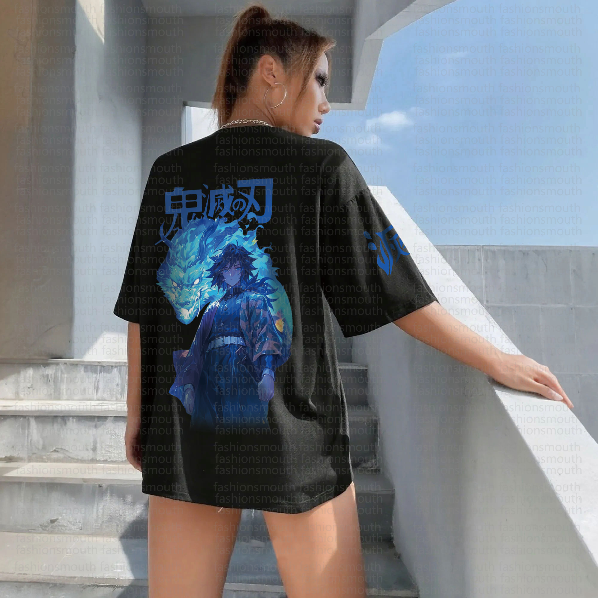 "Demon Slayer" Anime Inspired Vintage T-Shirt