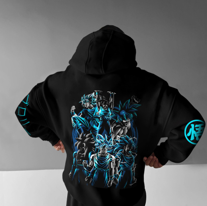 Unisex Anime Graphic Streetwear Vintage Hoodie丨Dragon Ball