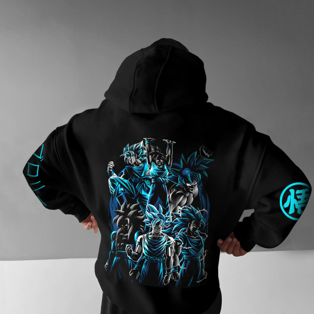 Unisex Anime Graphic Streetwear Vintage Hoodie丨Dragon Ball
