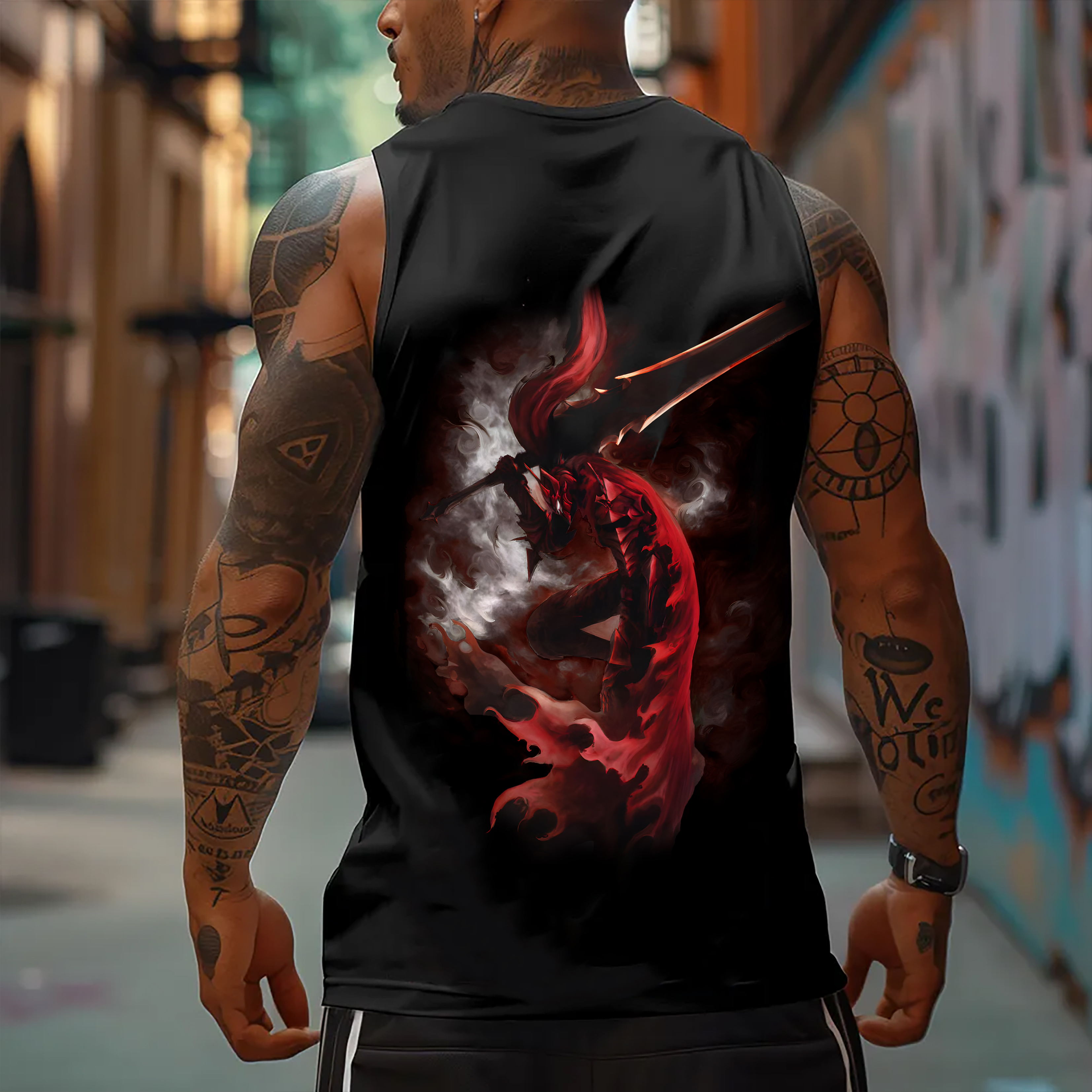 Unisex  “Solo Leveling” Casual Anime  Tank Top