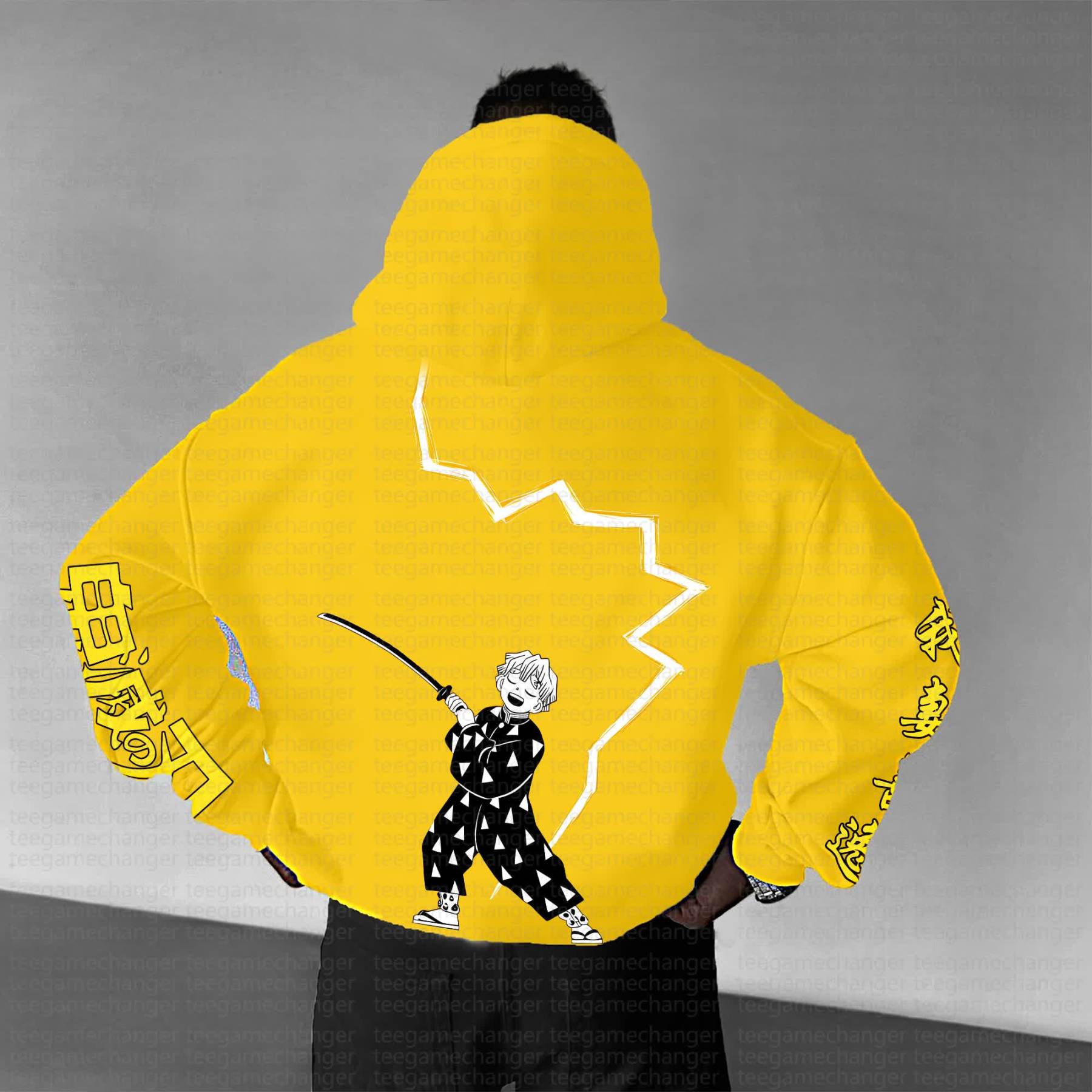 Unisex Anime Graphic Streetwear Vintage Hoodie丨Demon Slayer X Pokémon