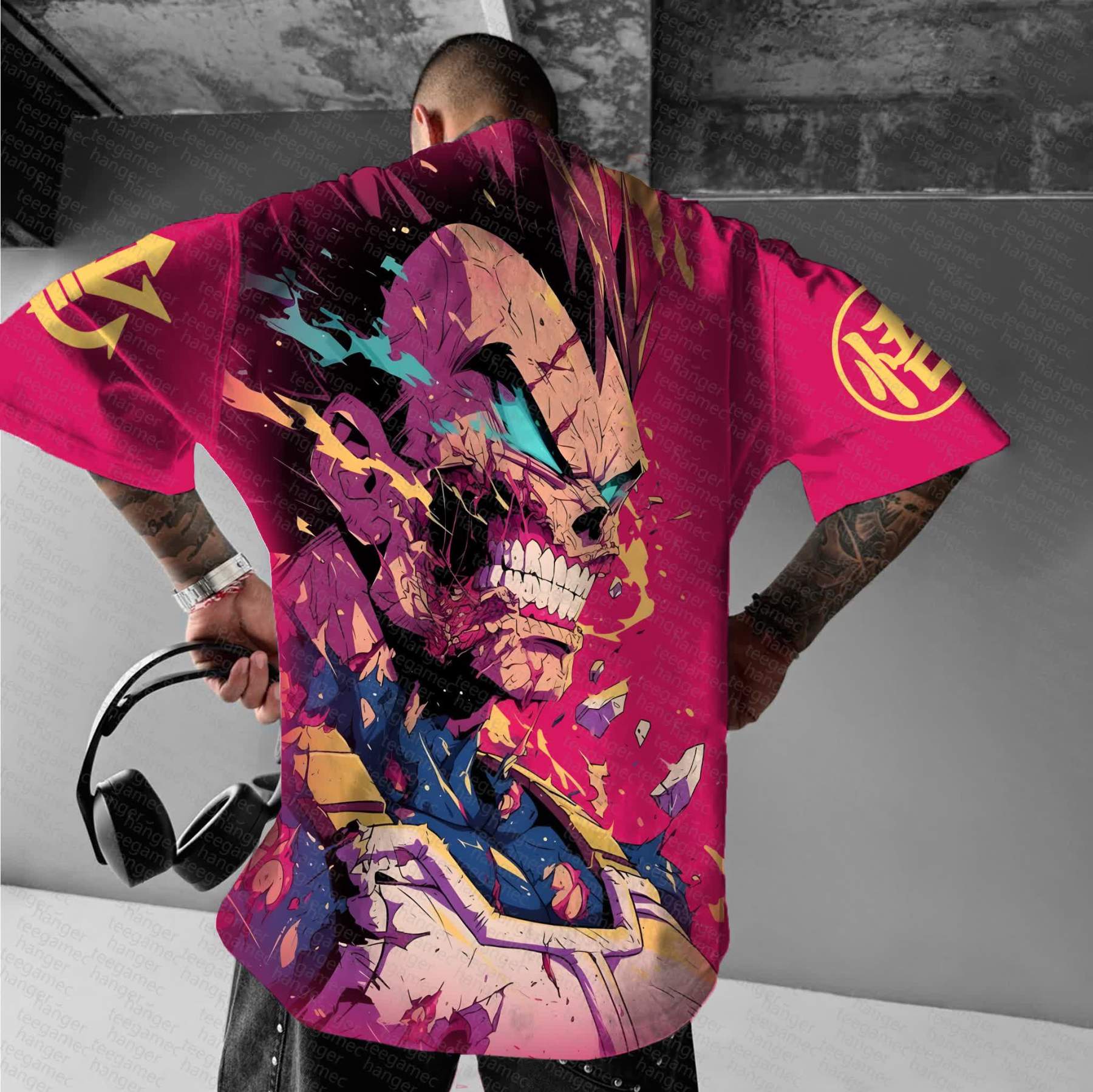 Unisex Anime Inspired Vintage T-Shirt