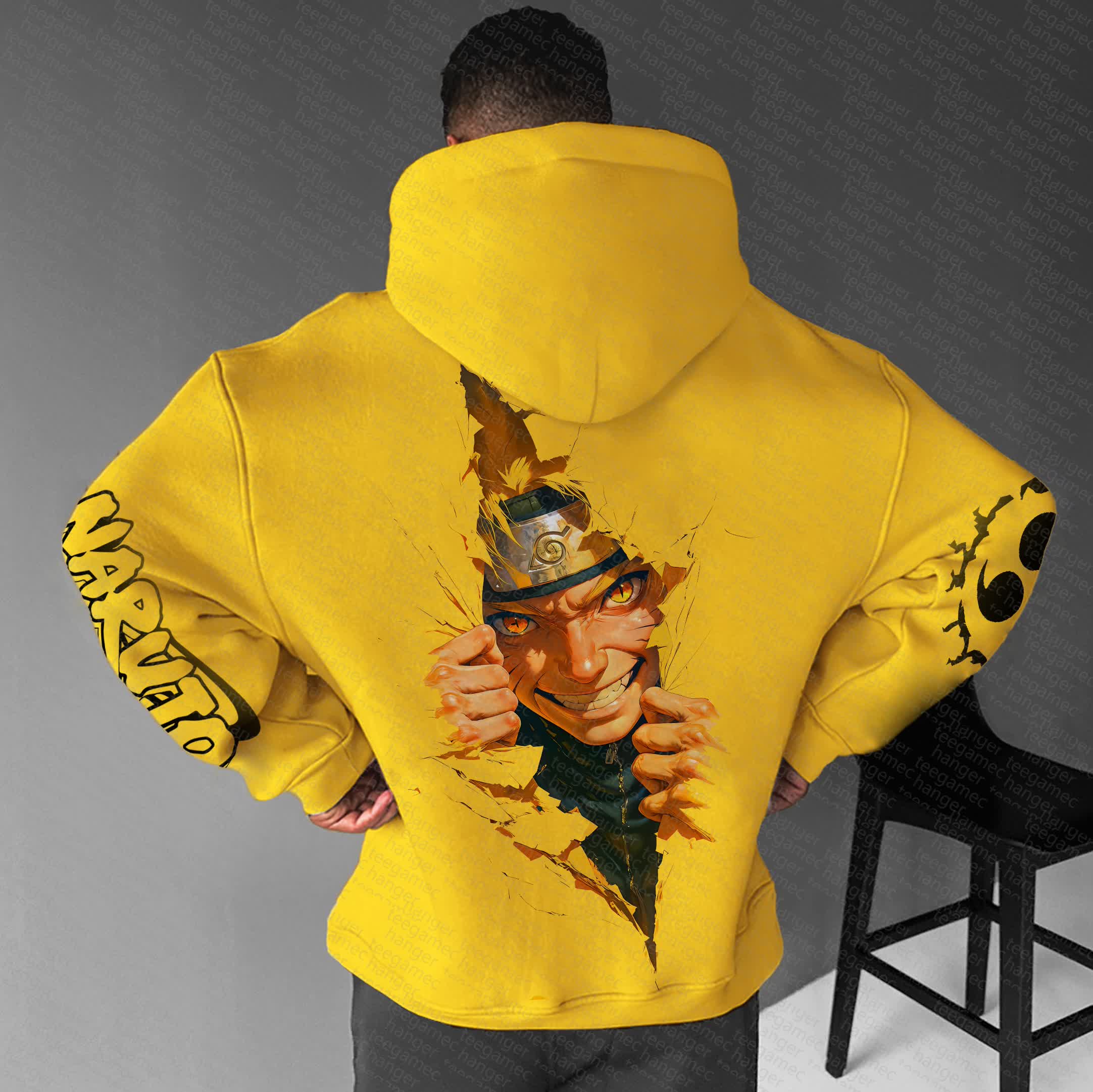 Unisex “NARUTO” Anime Graphic Streetwear Vintage Hoodie