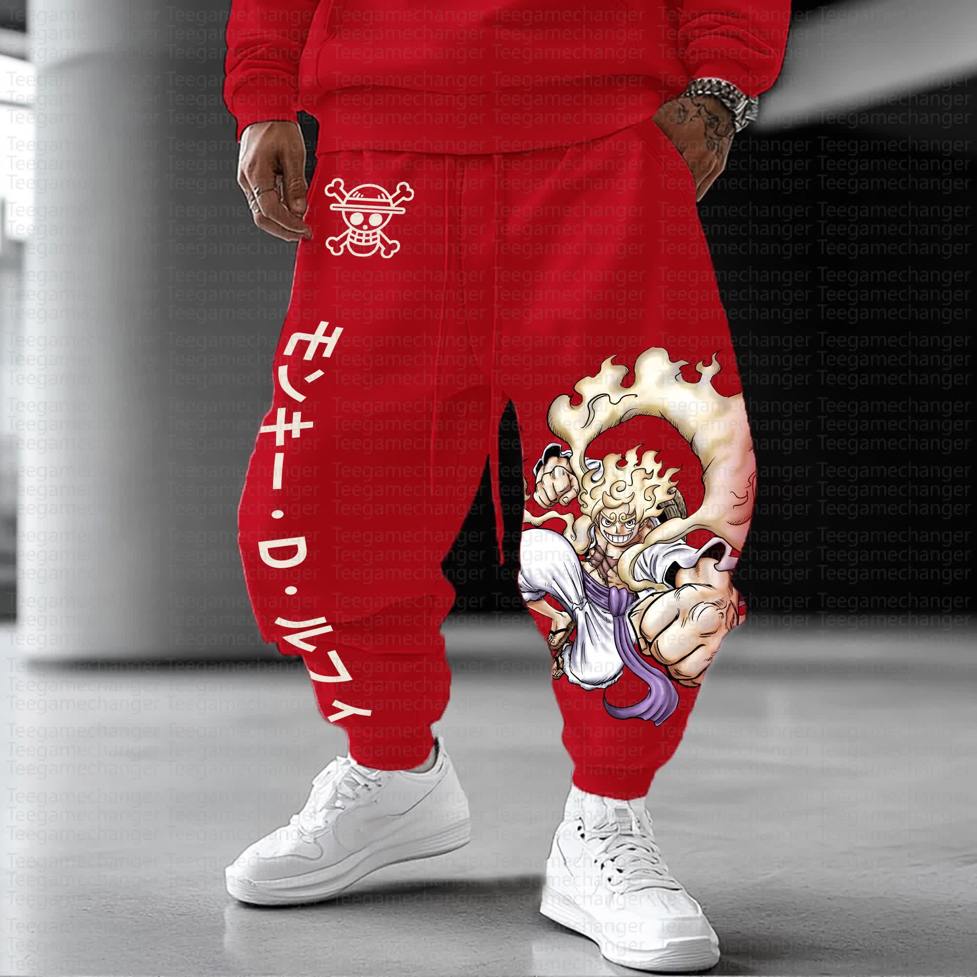 Unisex Anime Inspired Vintage Pants丨One Piece