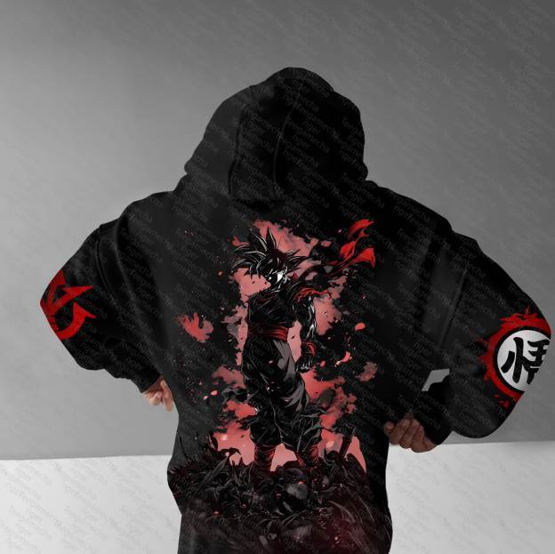 Unisex “Dragonball” Anime Graphic Streetwear Vintage Hoodie