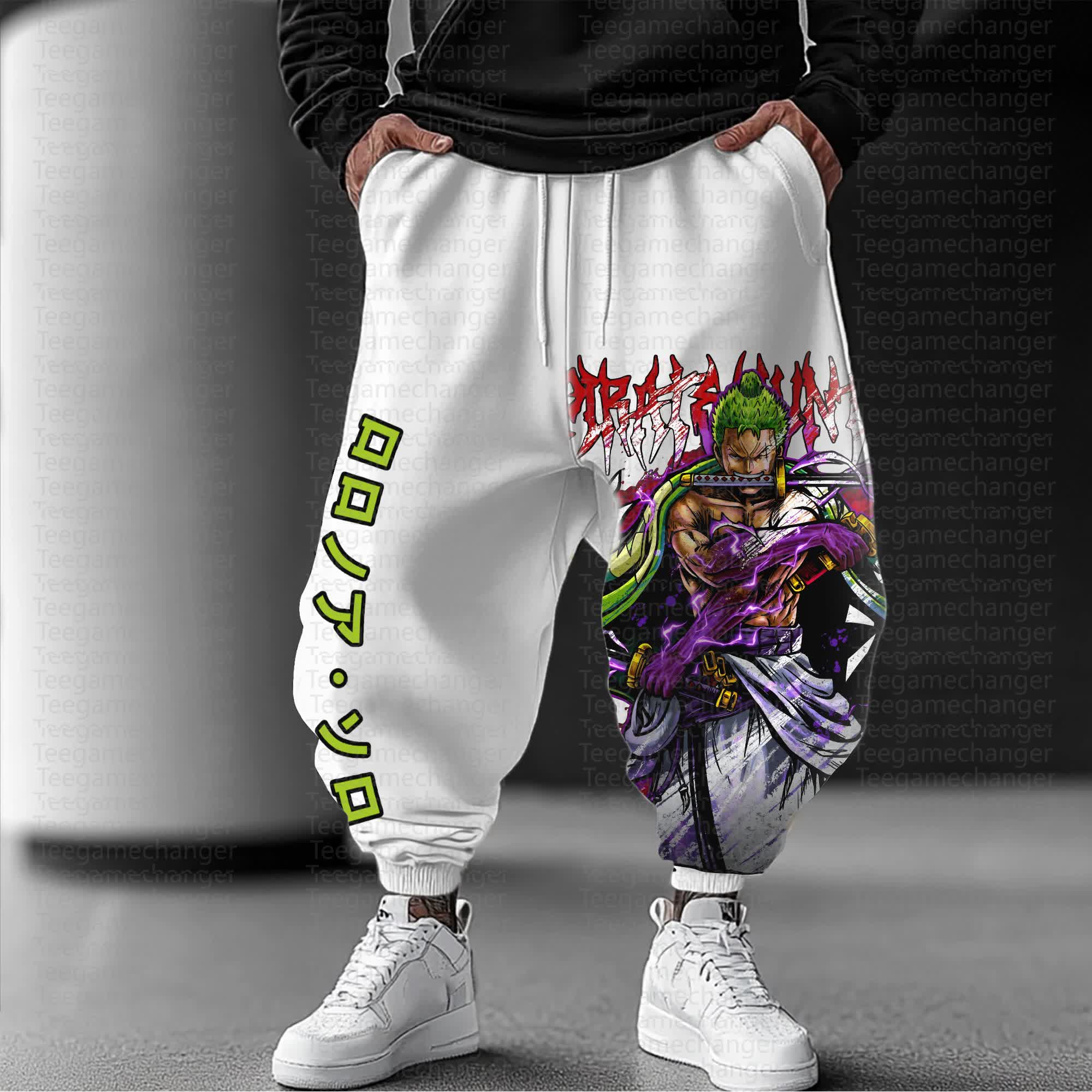 Unisex Anime Inspired Vintage Pants丨One Piece