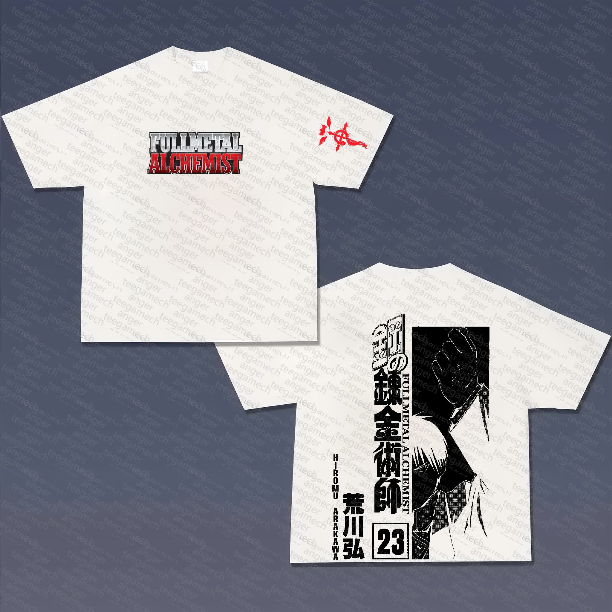 Unisex  "Fullmetal Alchemist" Anime Inspired Vintage T-Shirt