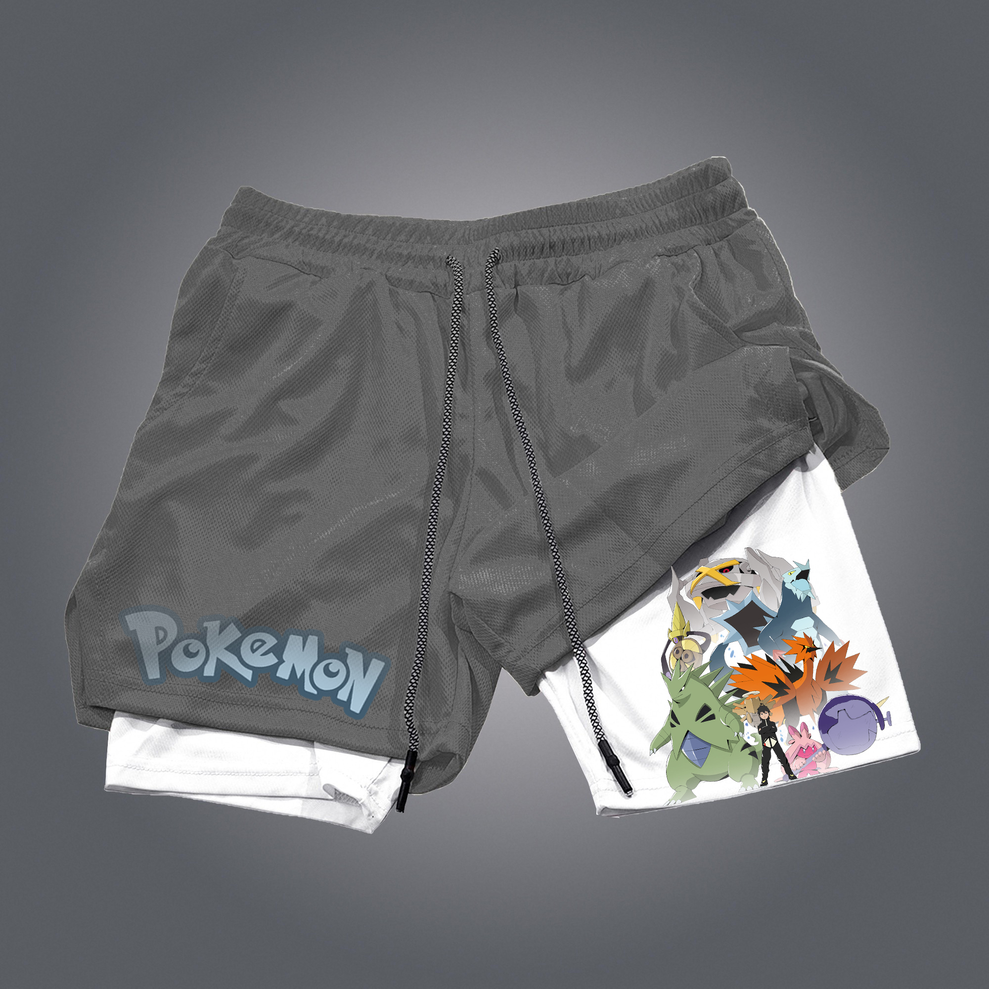 Unisex  “Pokémon” Casual Anime Streetwear Shorts
