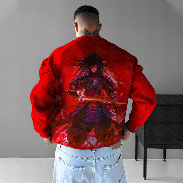 Unisex Anime Graphic Inspired Vintage Sweatshirt