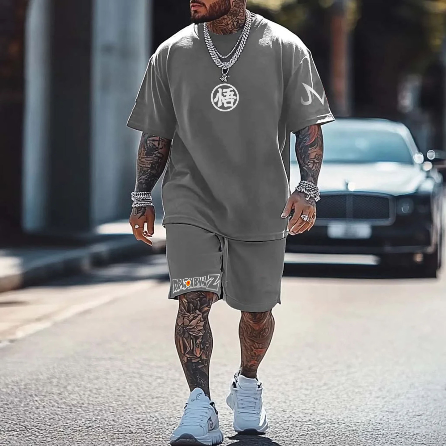 Unisex Fit Vintage Short Suit丨Dragon Ball