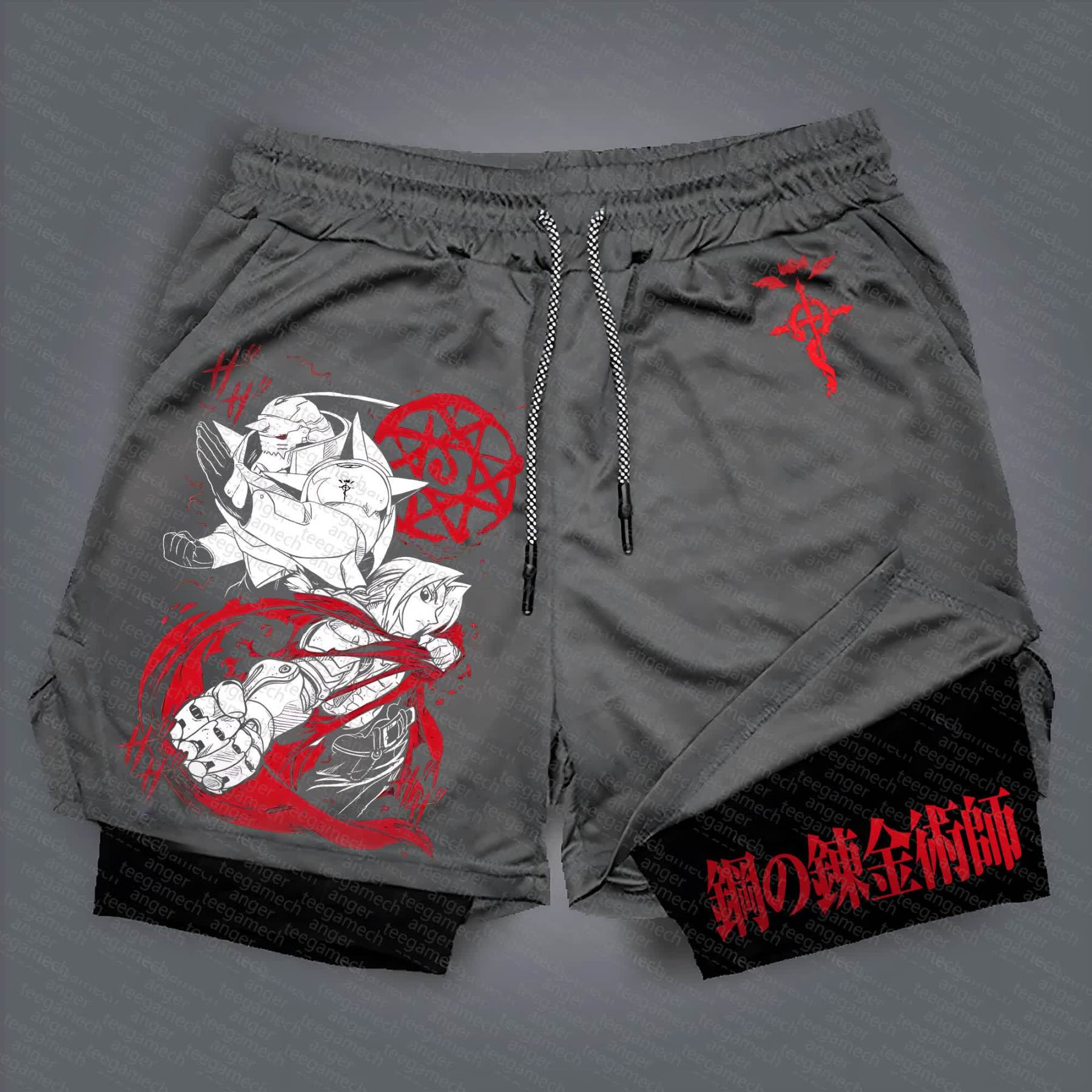 Unisex Casual Anime Streetwear Shorts