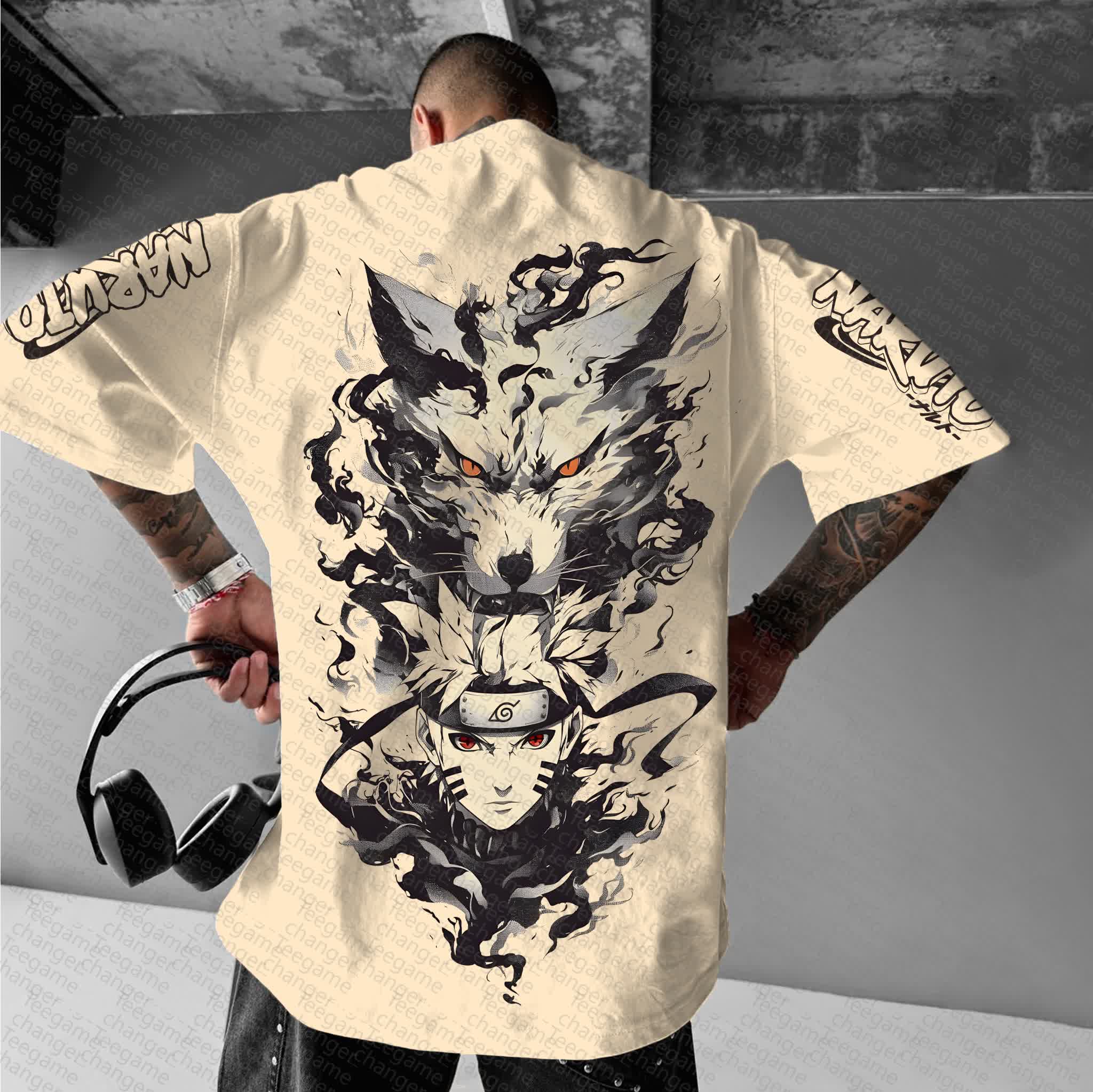 Unisex  "NARUTO" Anime Inspired Vintage T-Shirt