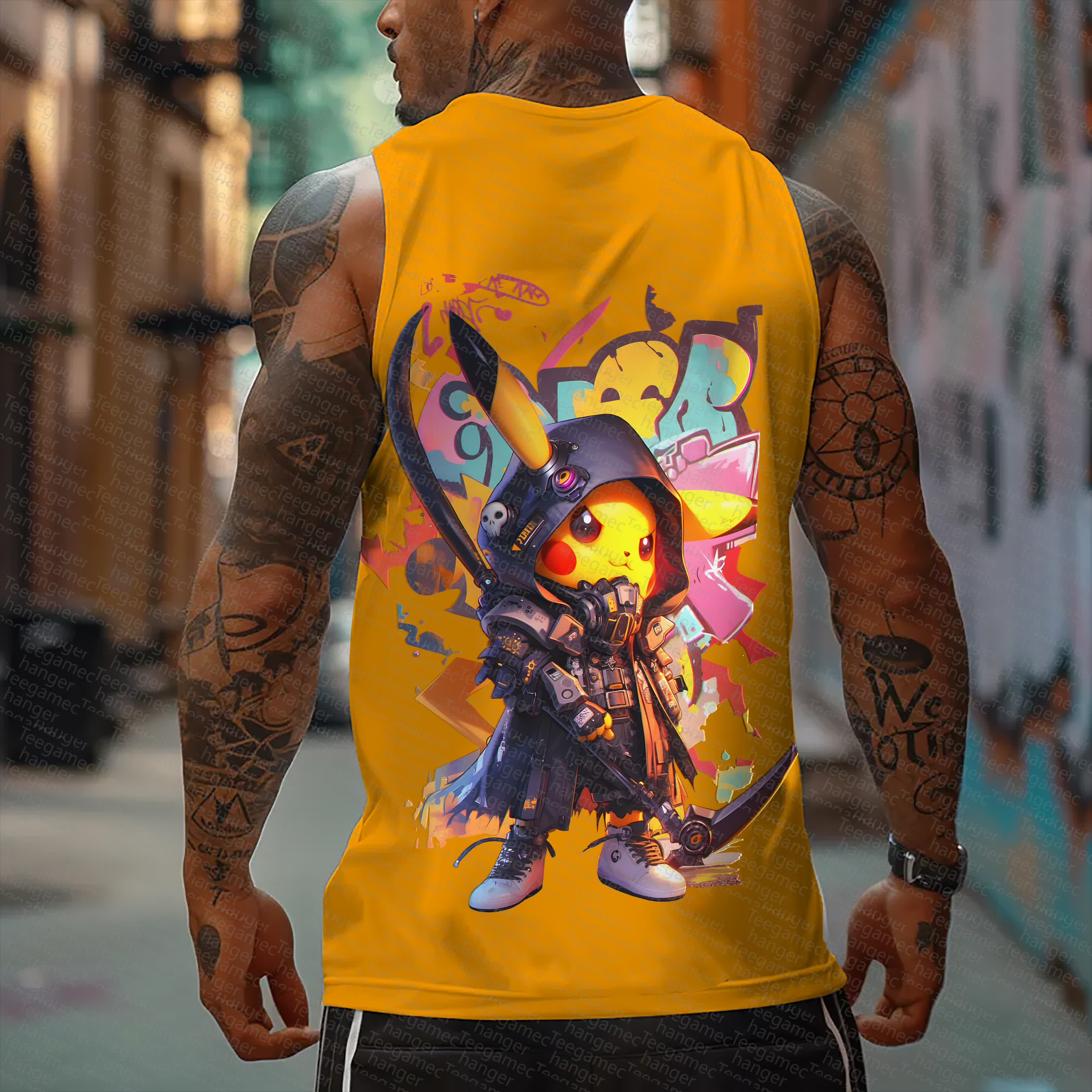 Unisex  “Pokémon” Casual Anime  Tank Top