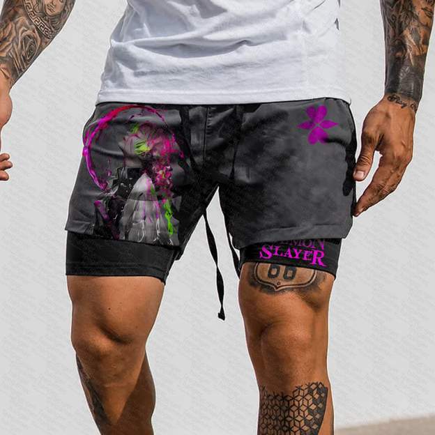 Unisex  “Demon Slayer” Casual Anime Streetwear Shorts